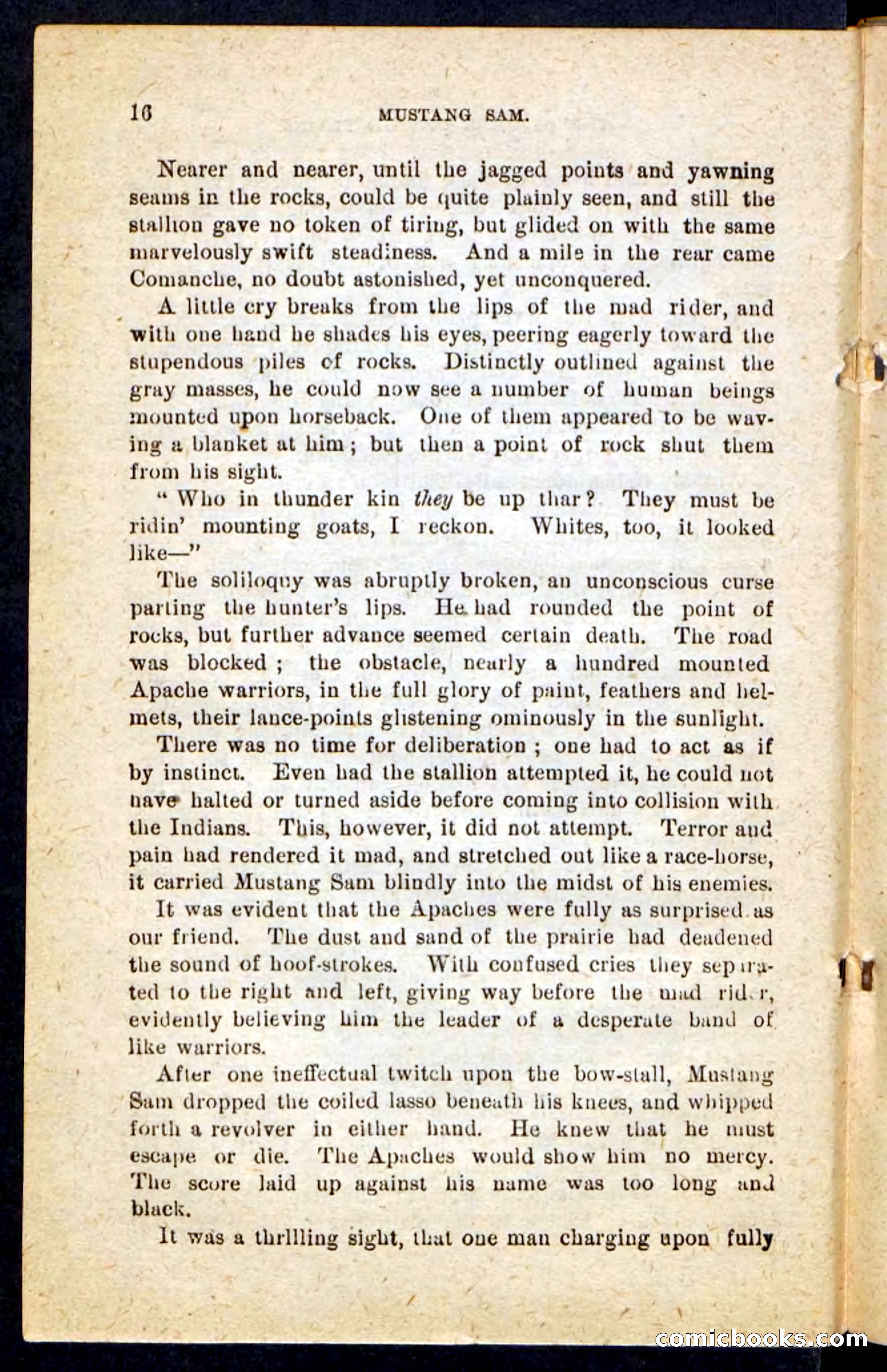 Beadle's Pocket Novels No. 184: Mustang Sam — page 12 of 100