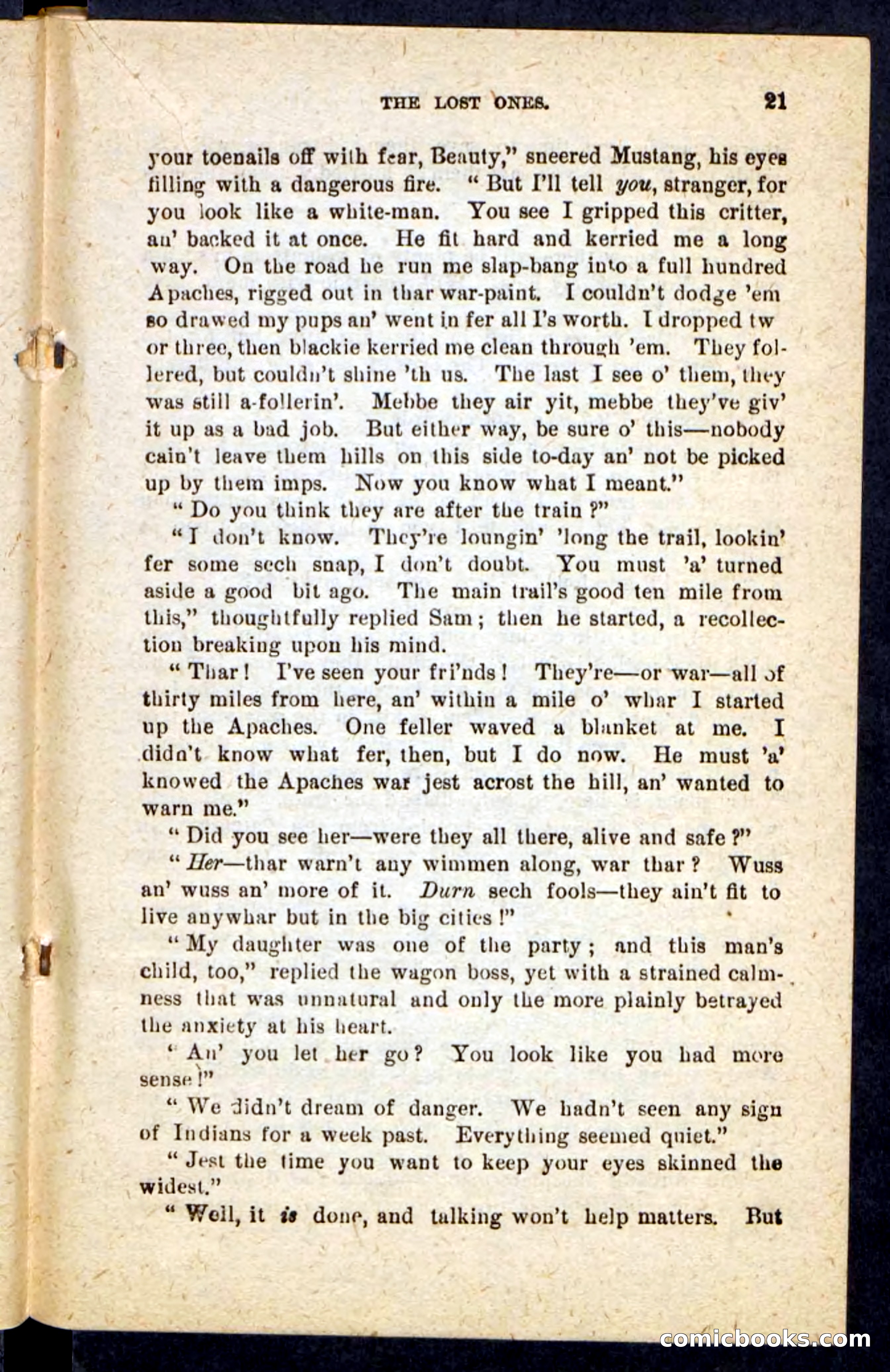 Beadle's Pocket Novels No. 184: Mustang Sam — page 17 of 100
