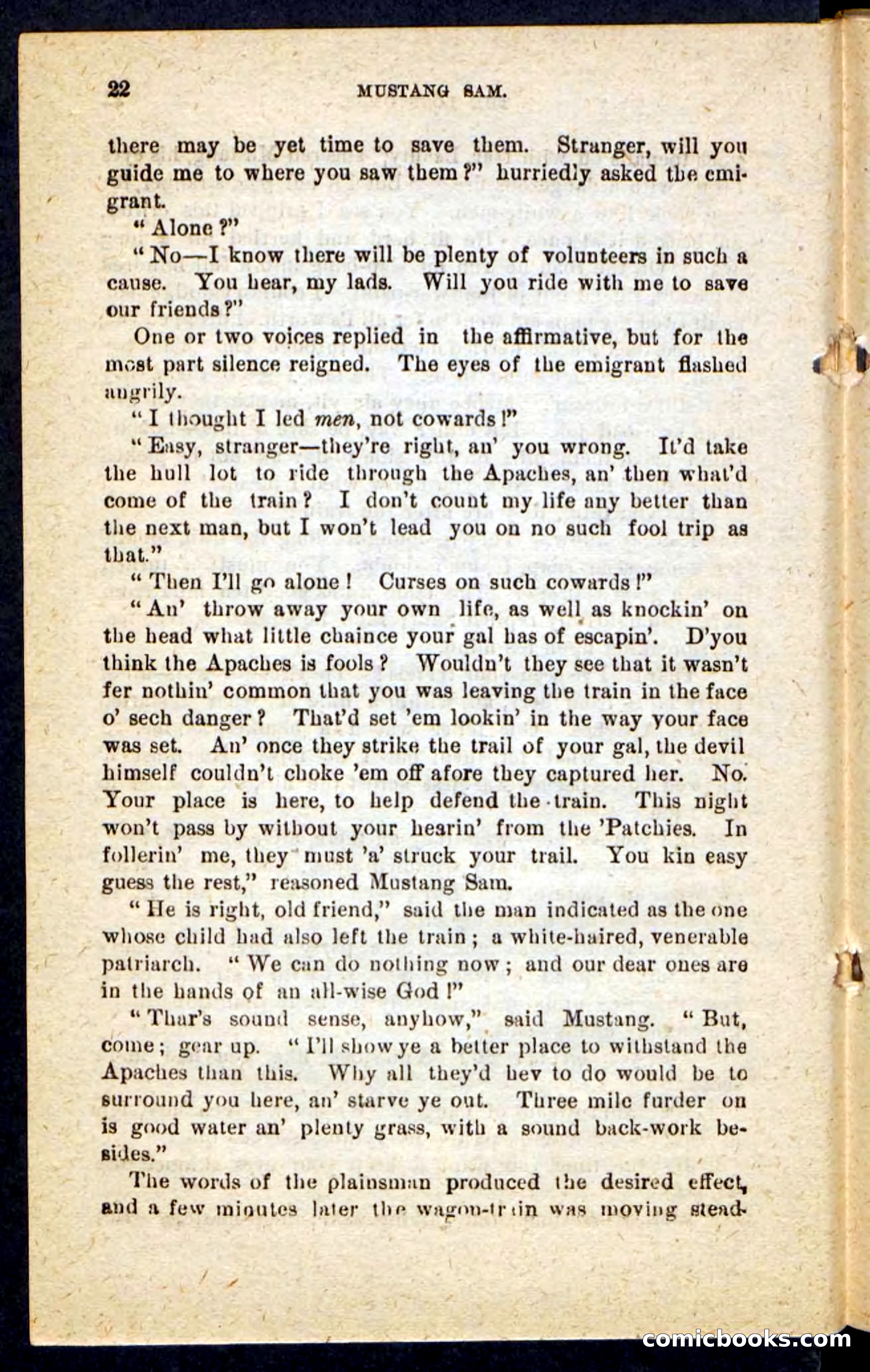 Beadle's Pocket Novels No. 184: Mustang Sam — page 18 of 100