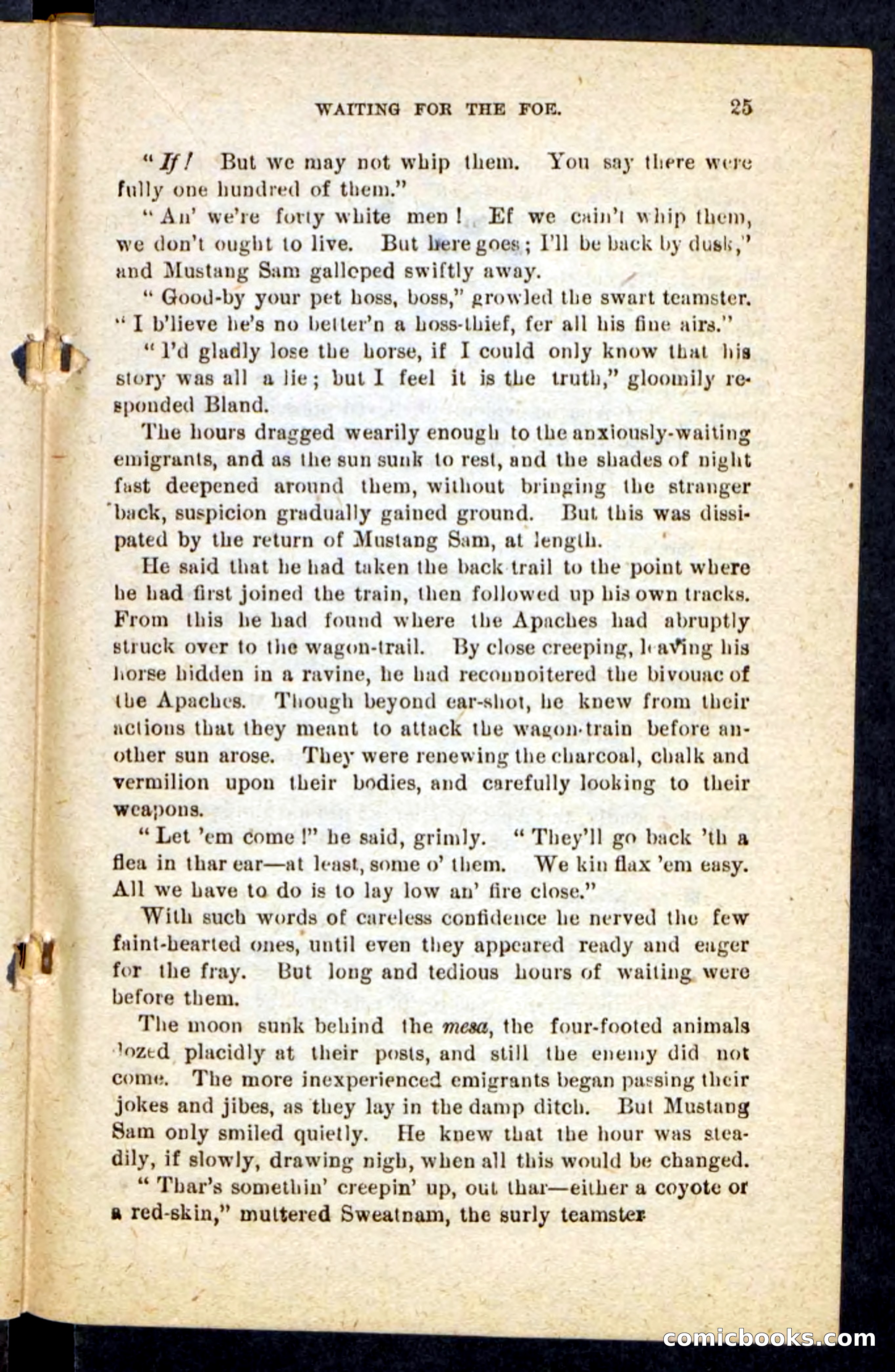 Beadle's Pocket Novels No. 184: Mustang Sam — page 21 of 100