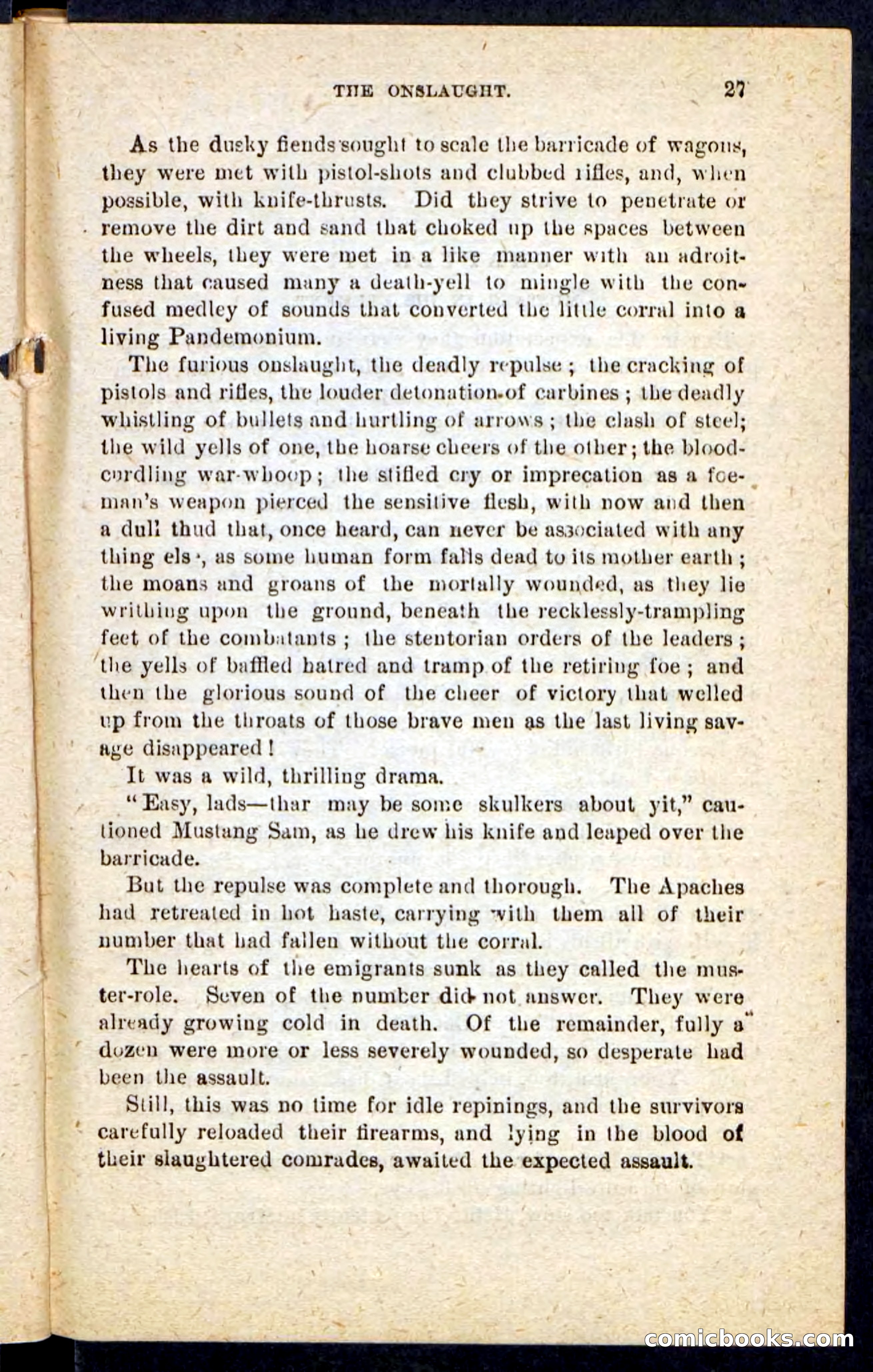 Beadle's Pocket Novels No. 184: Mustang Sam — page 23 of 100