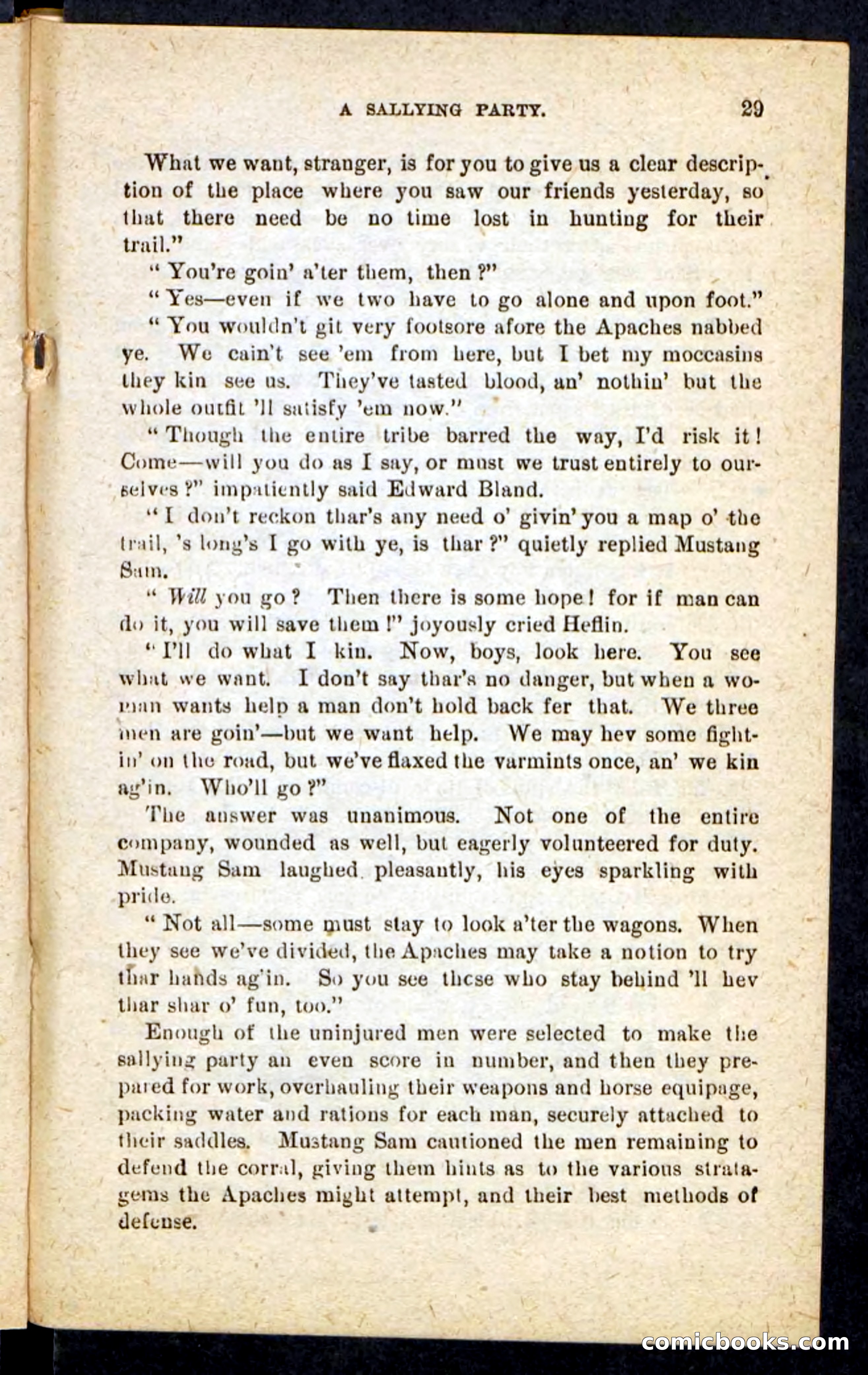 Beadle's Pocket Novels No. 184: Mustang Sam — page 25 of 100