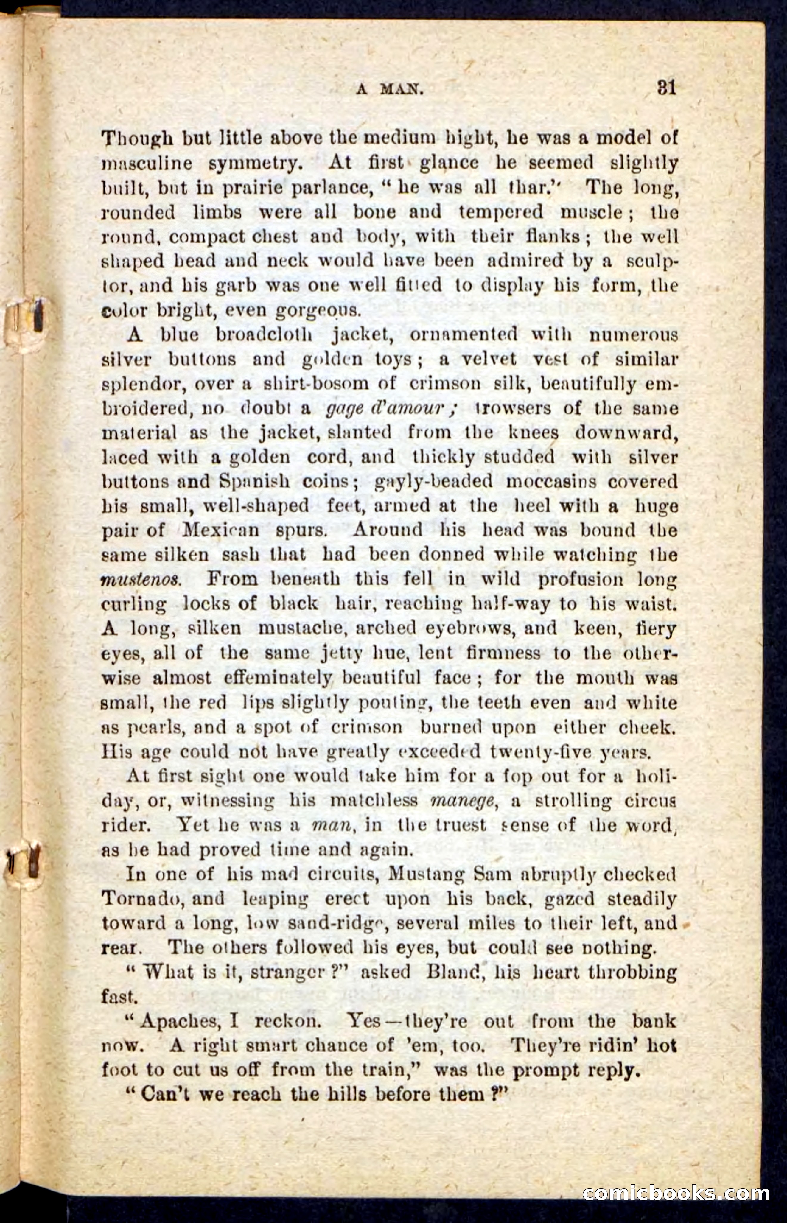 Beadle's Pocket Novels No. 184: Mustang Sam — page 27 of 100