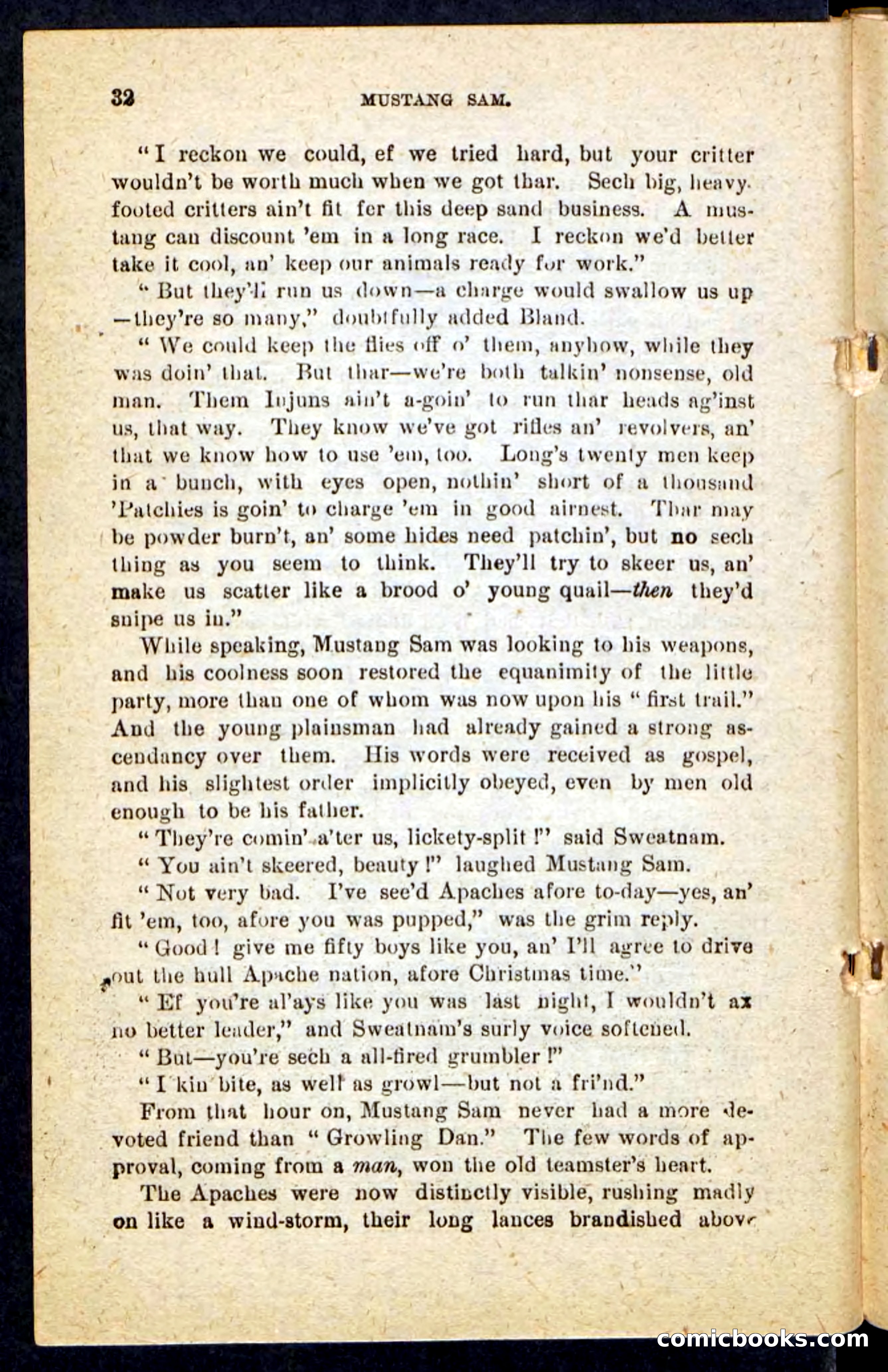Beadle's Pocket Novels No. 184: Mustang Sam — page 28 of 100