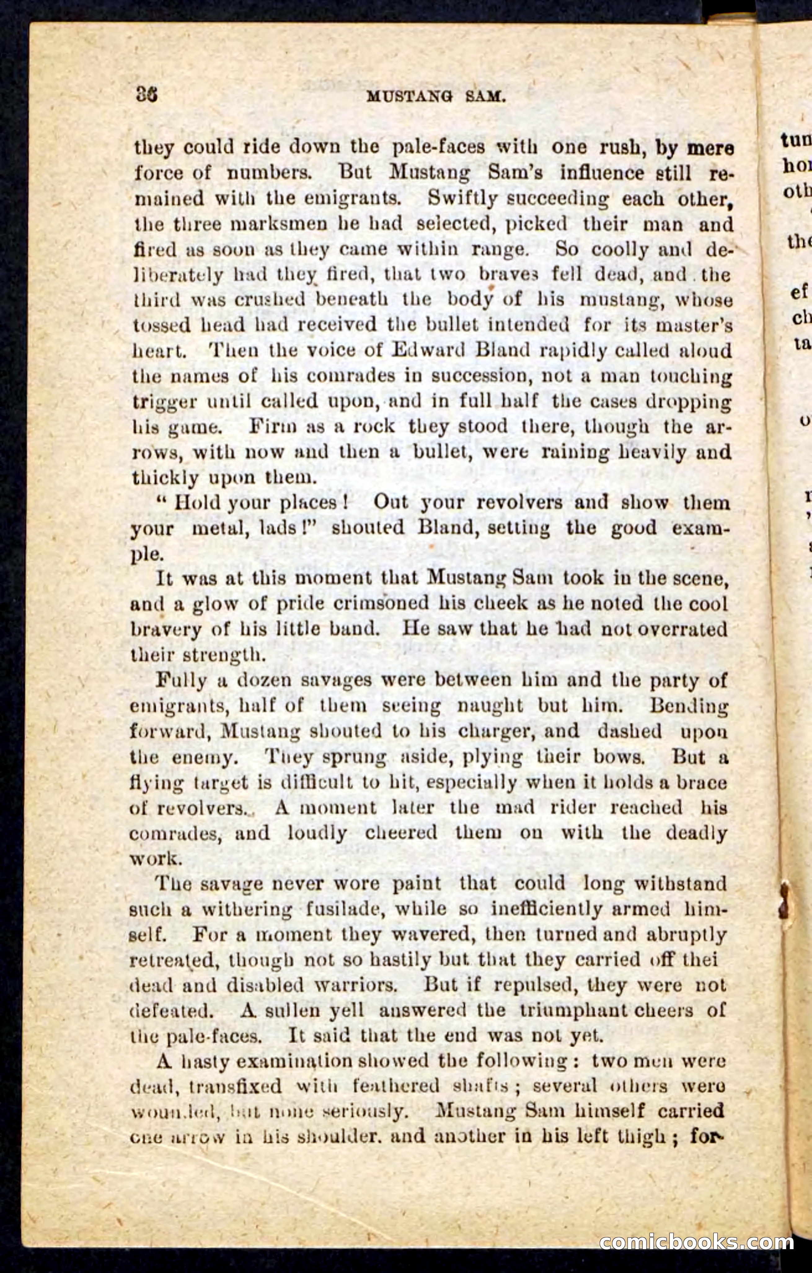 Beadle's Pocket Novels No. 184: Mustang Sam — page 32 of 100