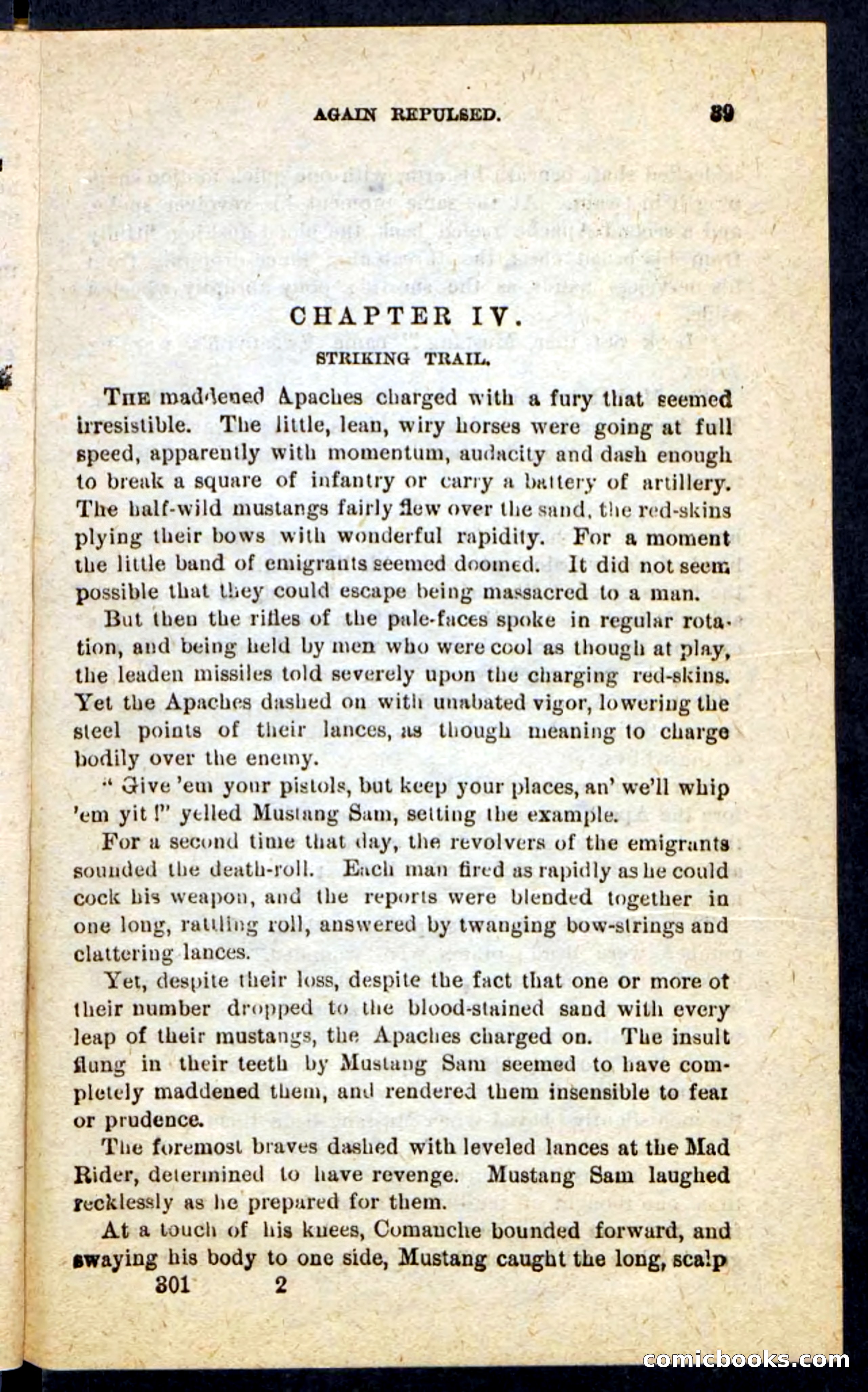 Beadle's Pocket Novels No. 184: Mustang Sam — page 35 of 100