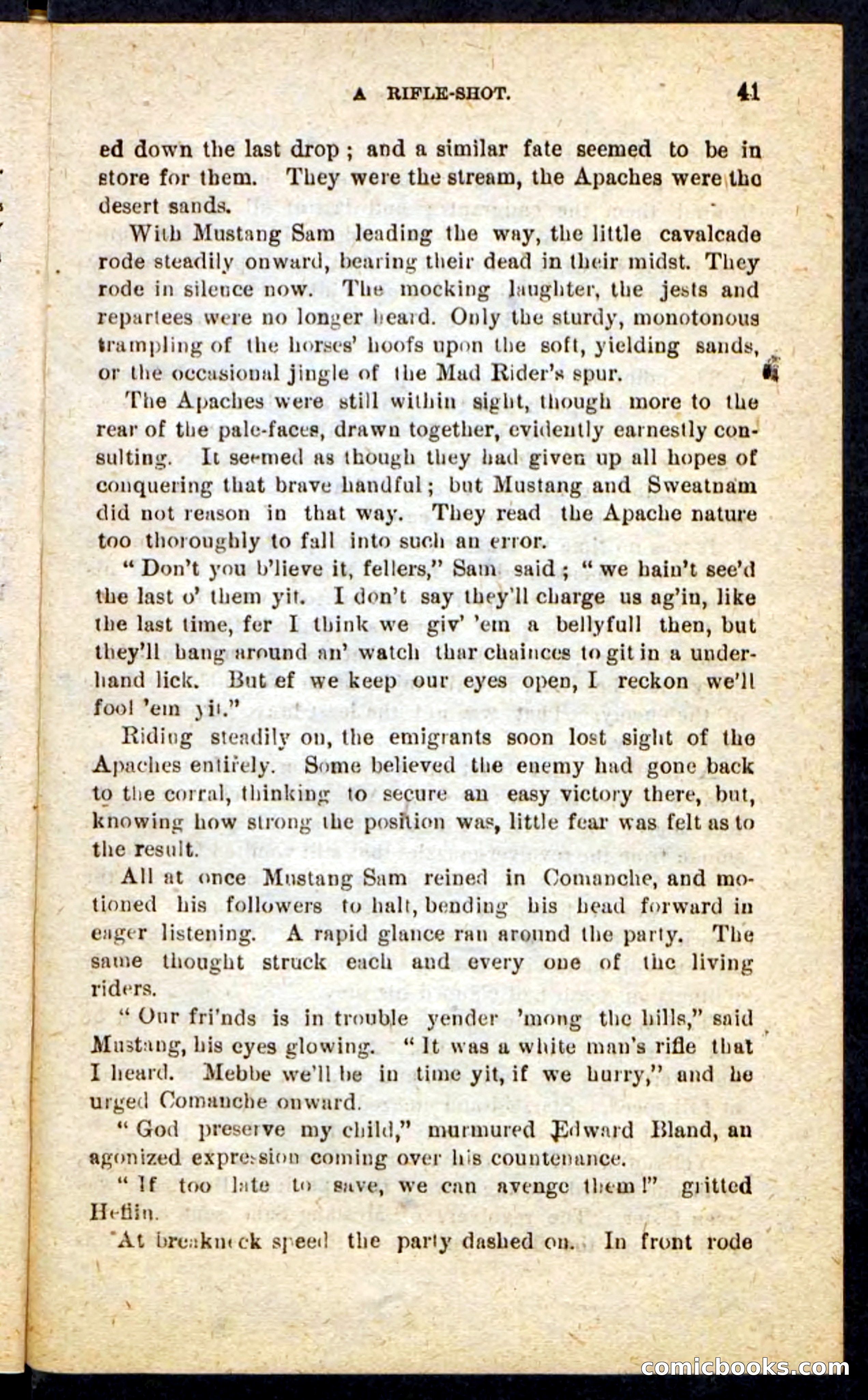 Beadle's Pocket Novels No. 184: Mustang Sam — page 37 of 100
