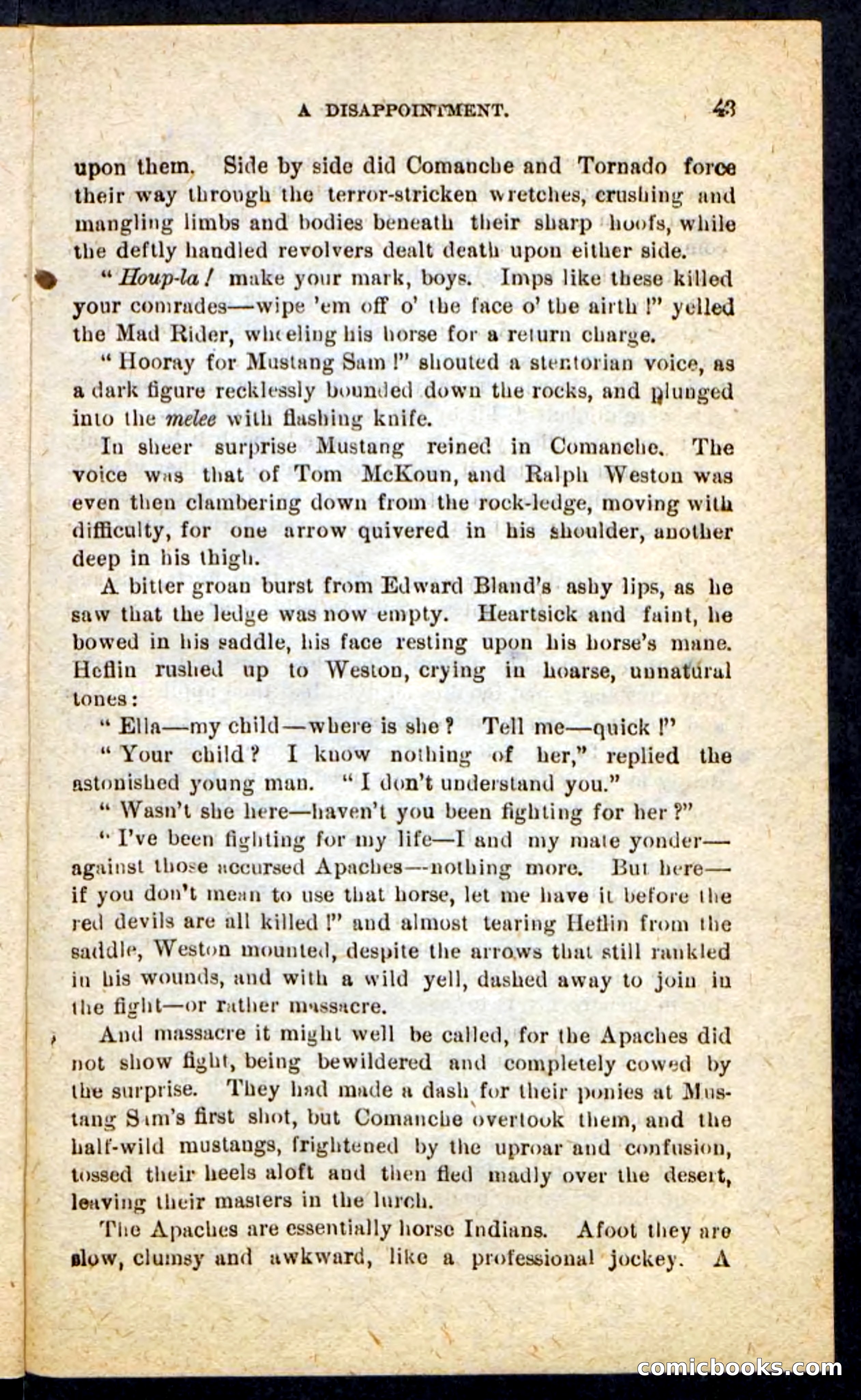 Beadle's Pocket Novels No. 184: Mustang Sam — page 39 of 100