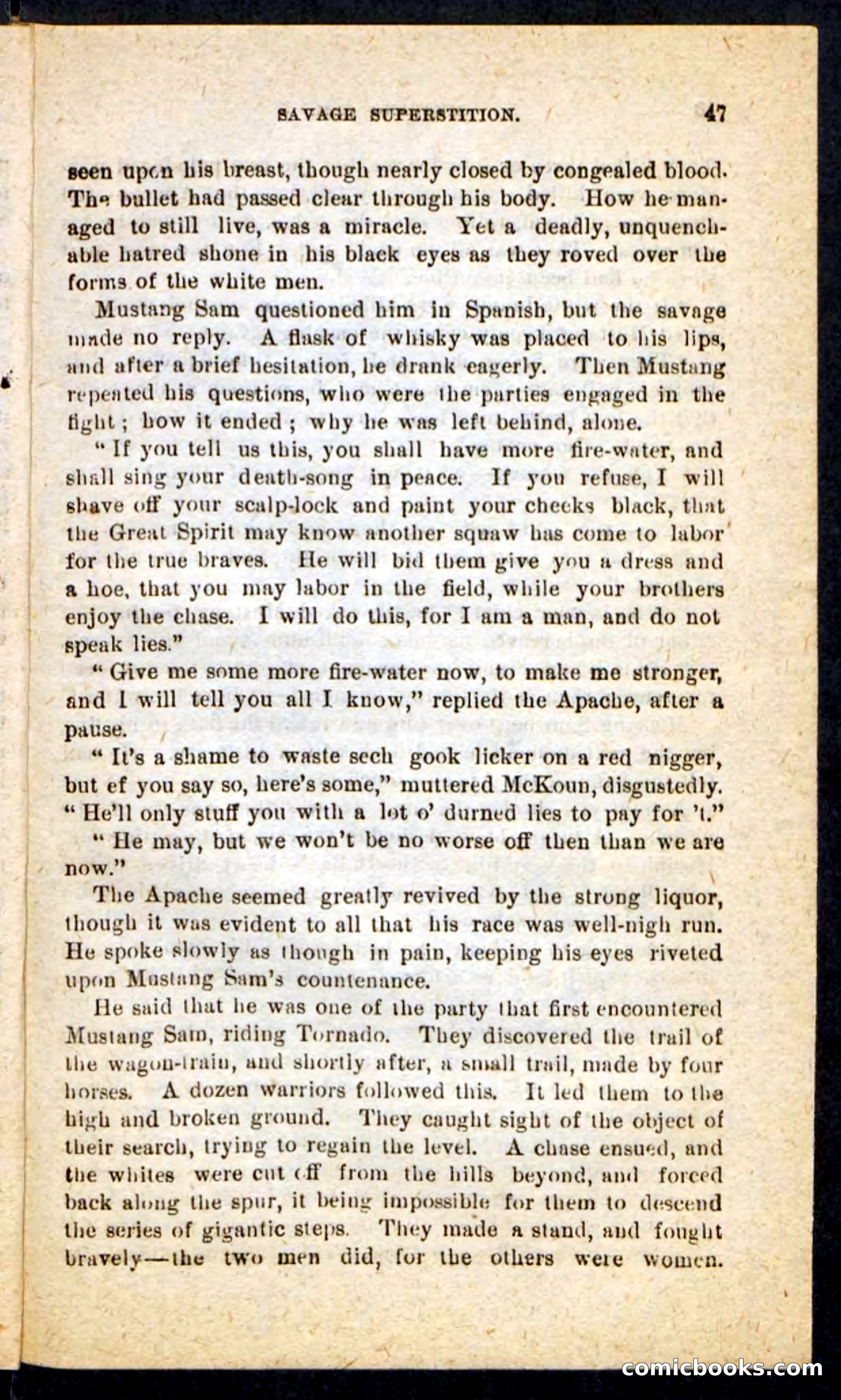 Beadle's Pocket Novels No. 184: Mustang Sam — page 43 of 100