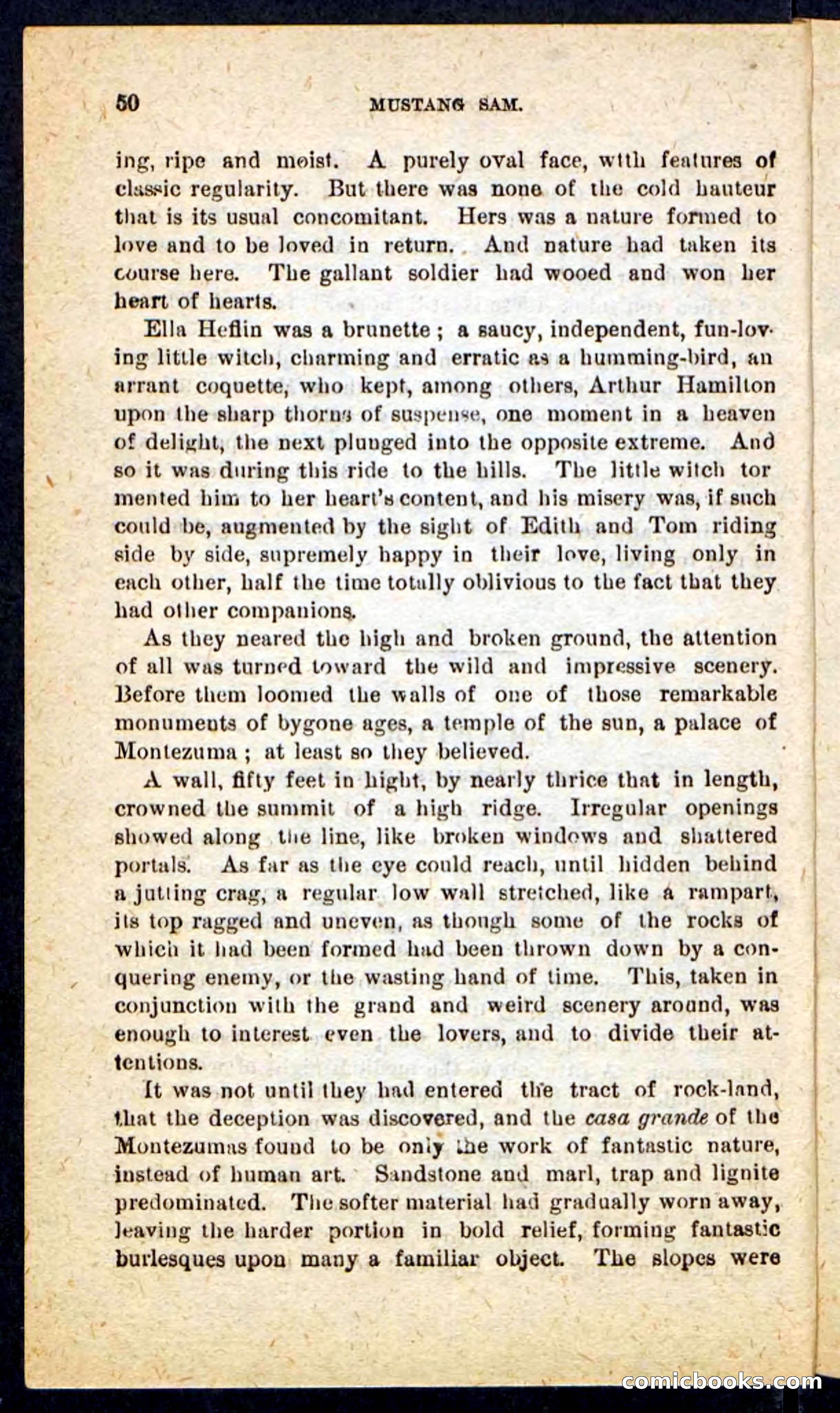 Beadle's Pocket Novels No. 184: Mustang Sam — page 46 of 100