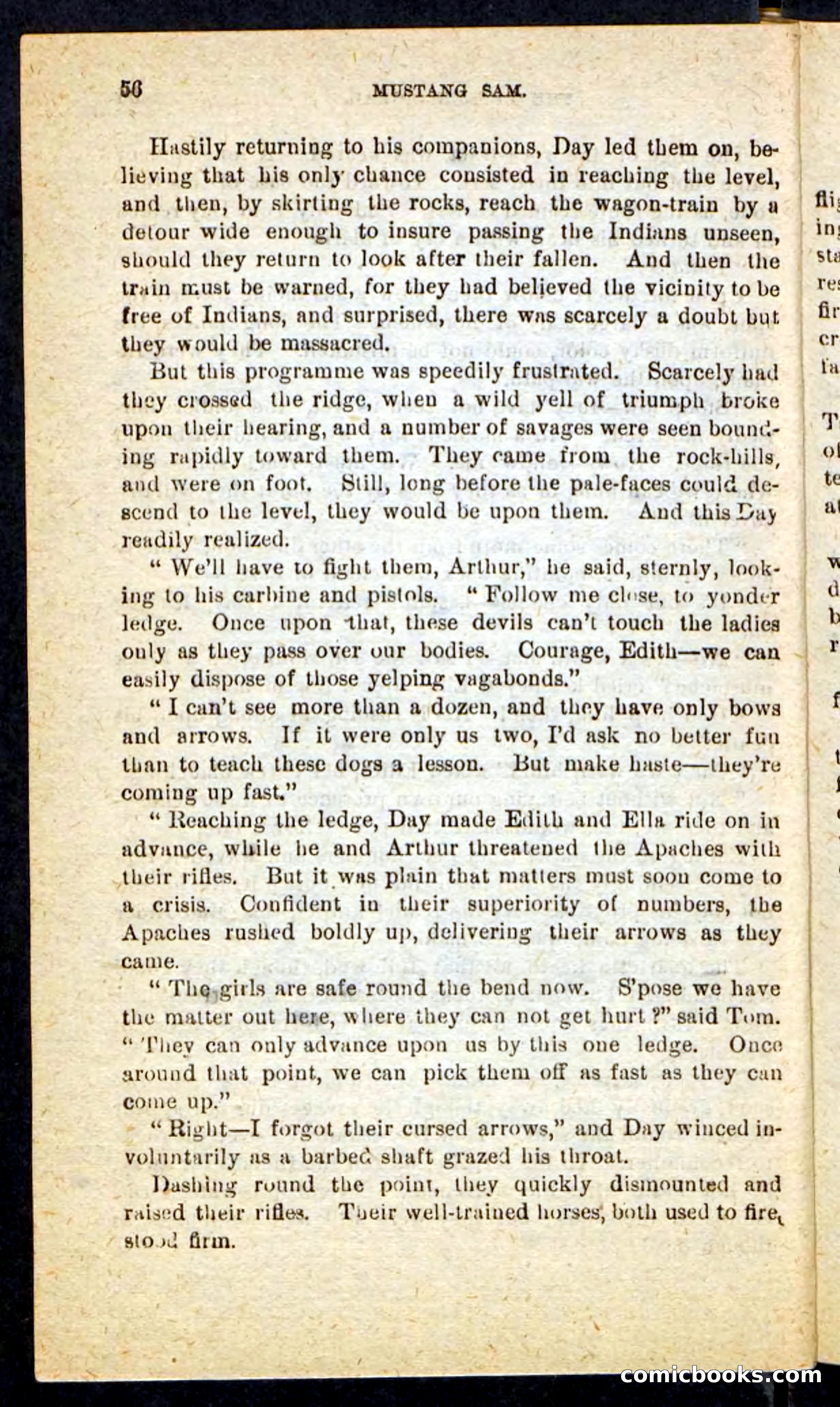 Beadle's Pocket Novels No. 184: Mustang Sam — page 52 of 100