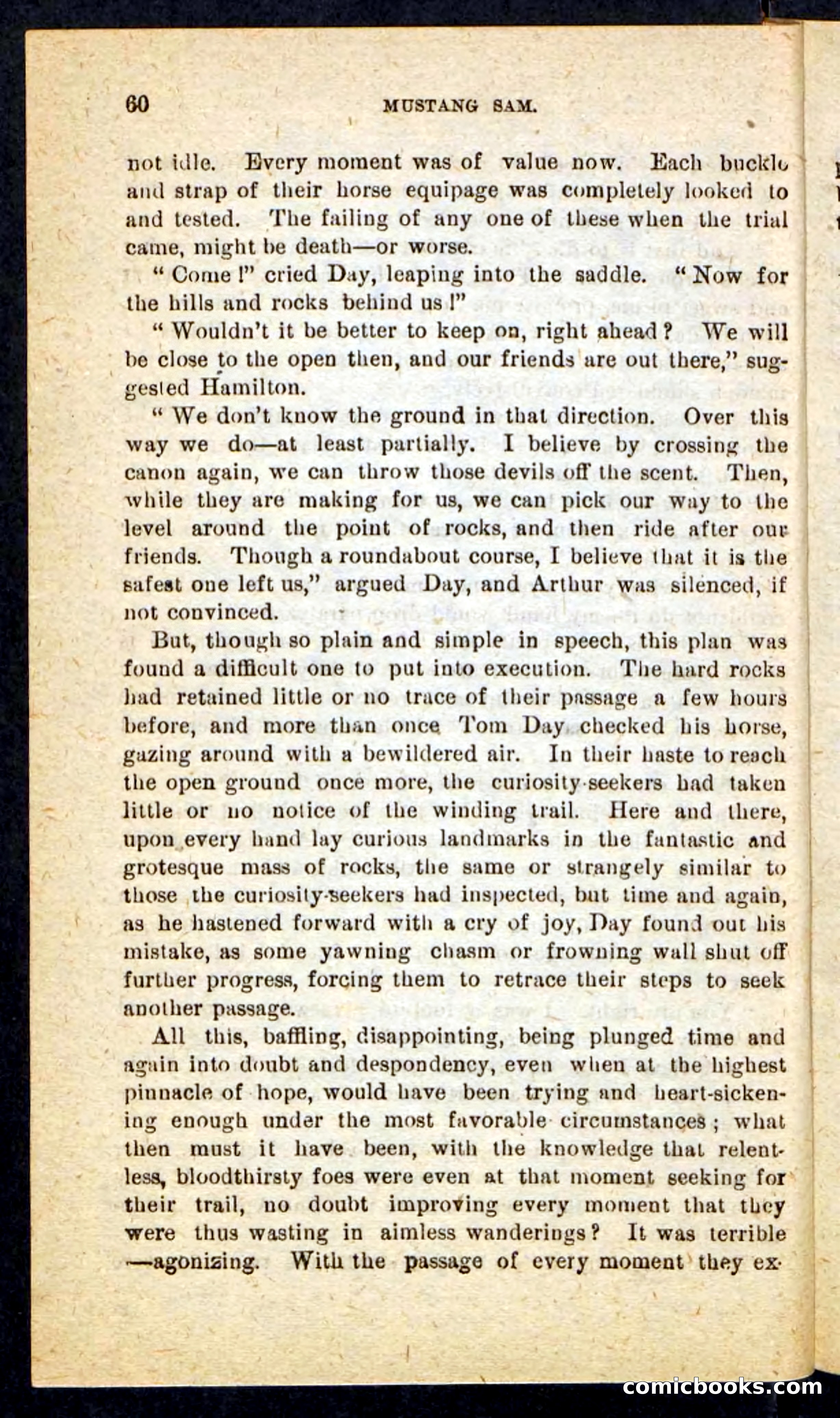 Beadle's Pocket Novels No. 184: Mustang Sam — page 56 of 100