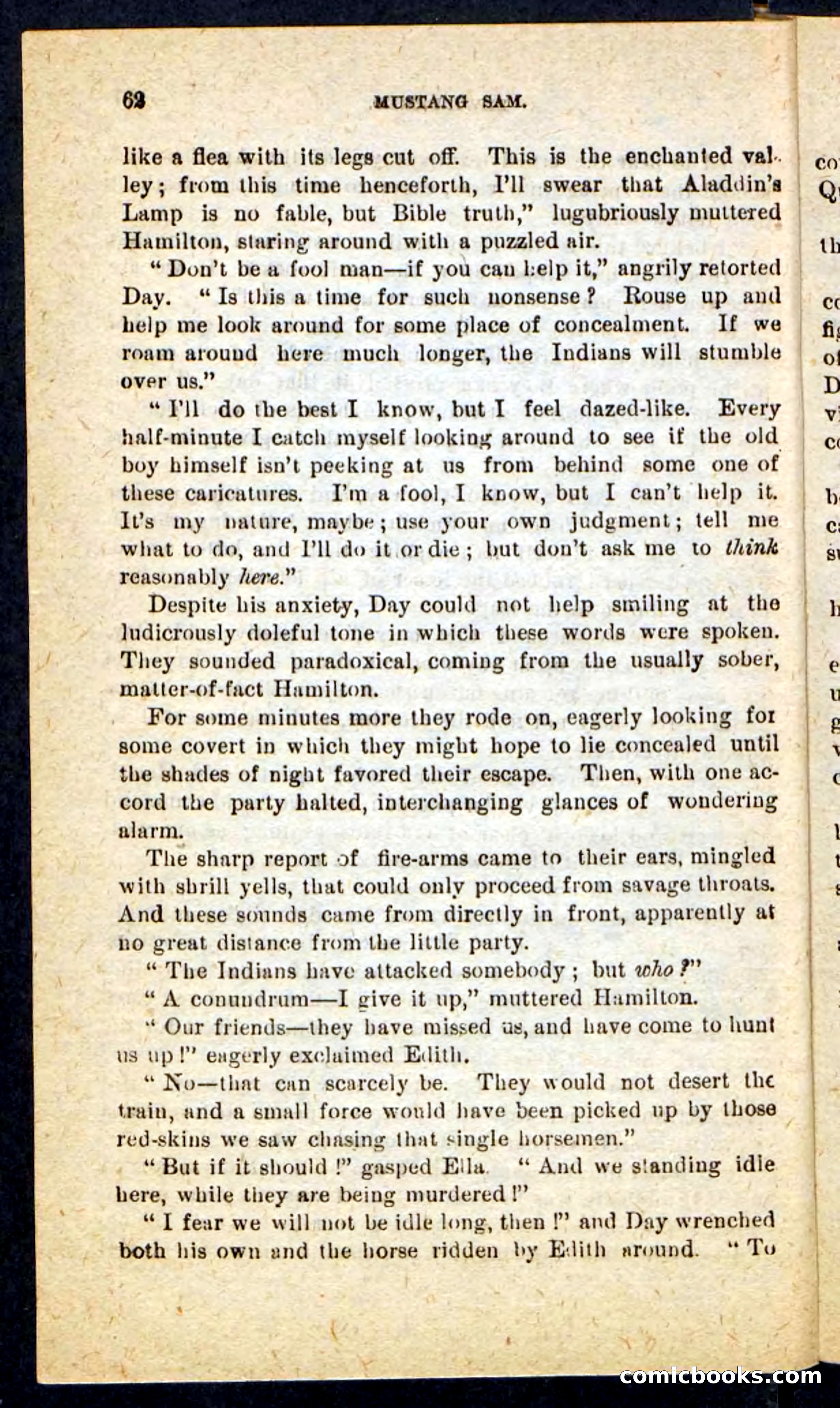 Beadle's Pocket Novels No. 184: Mustang Sam — page 58 of 100