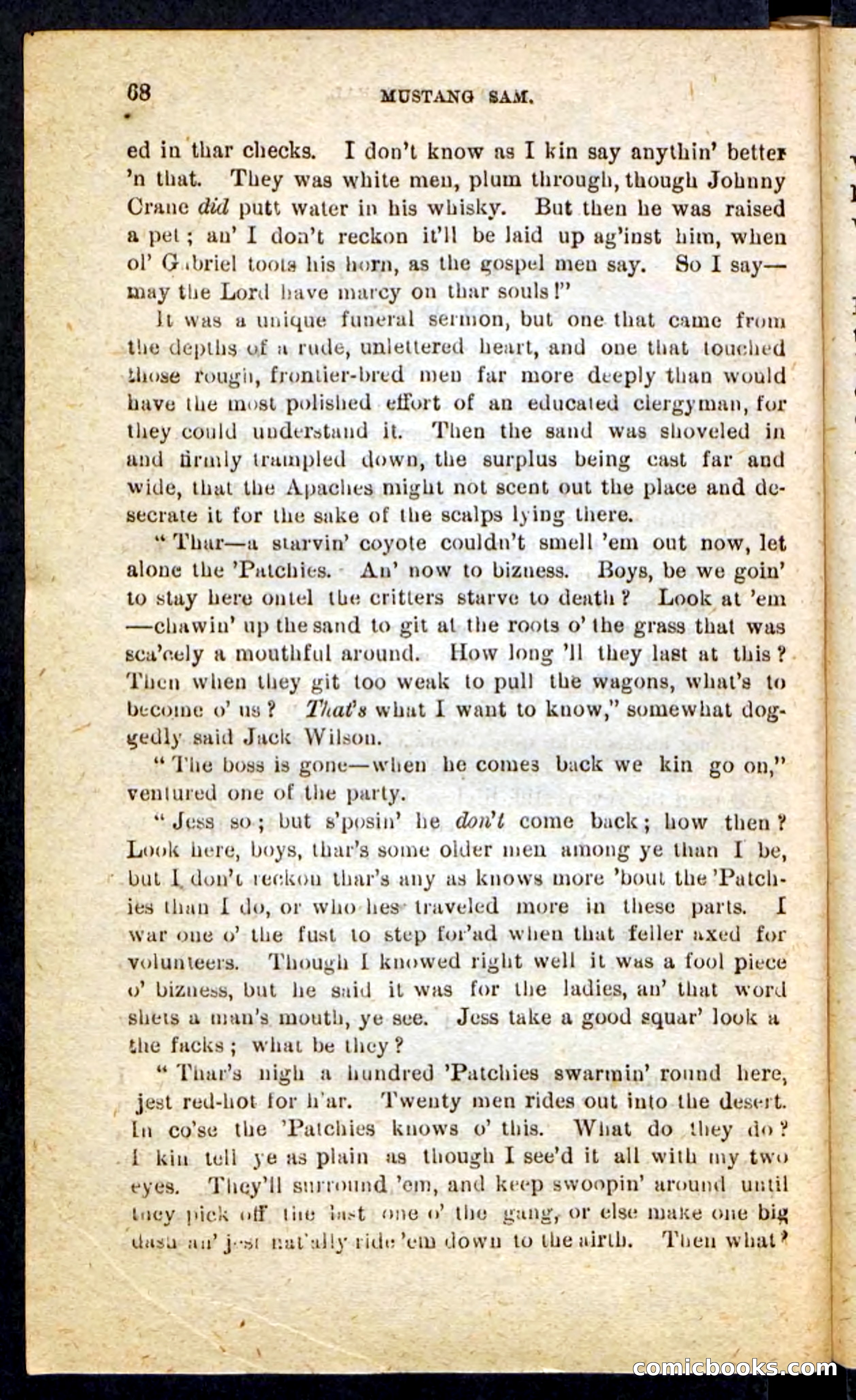 Beadle's Pocket Novels No. 184: Mustang Sam — page 64 of 100