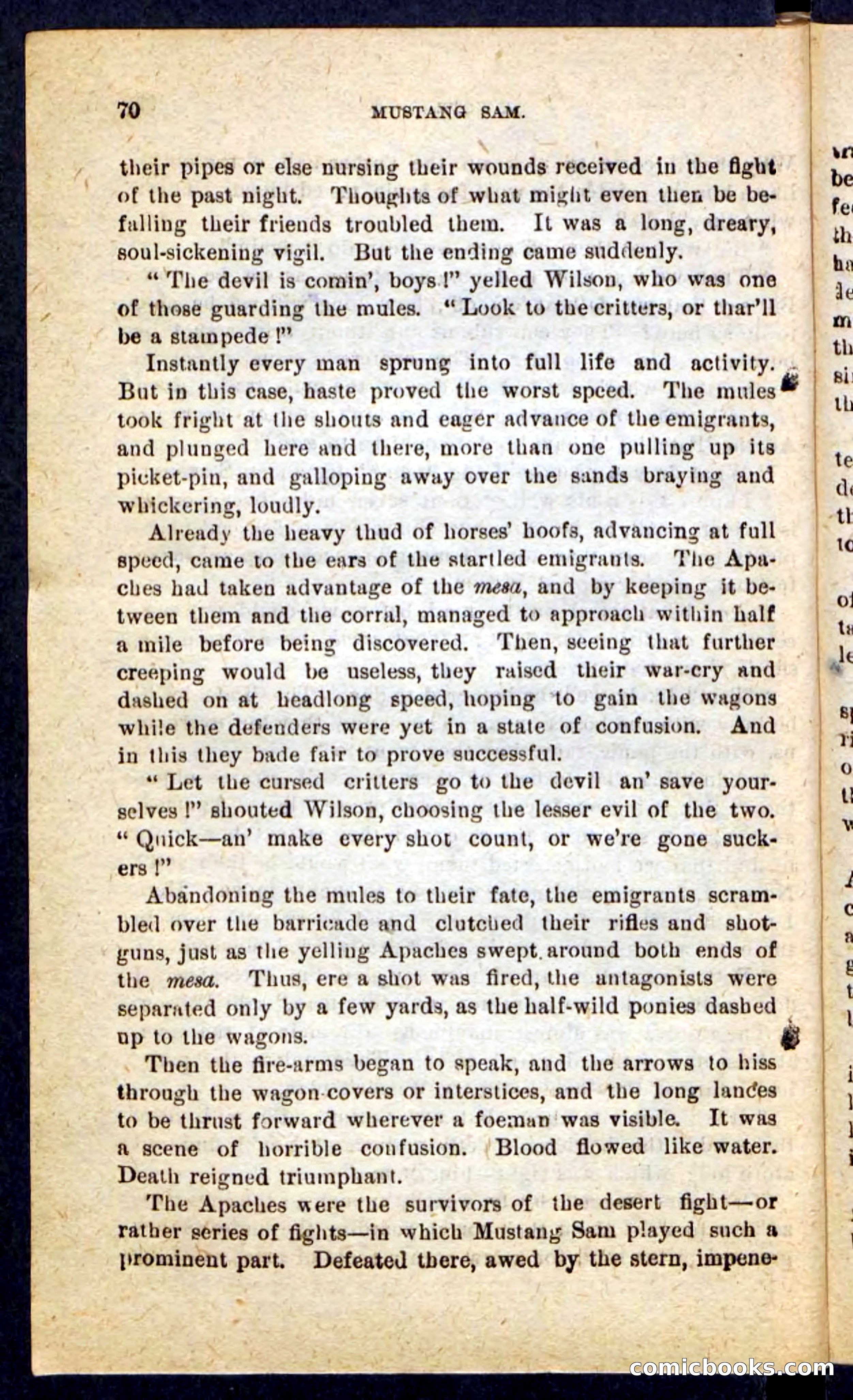 Beadle's Pocket Novels No. 184: Mustang Sam — page 66 of 100