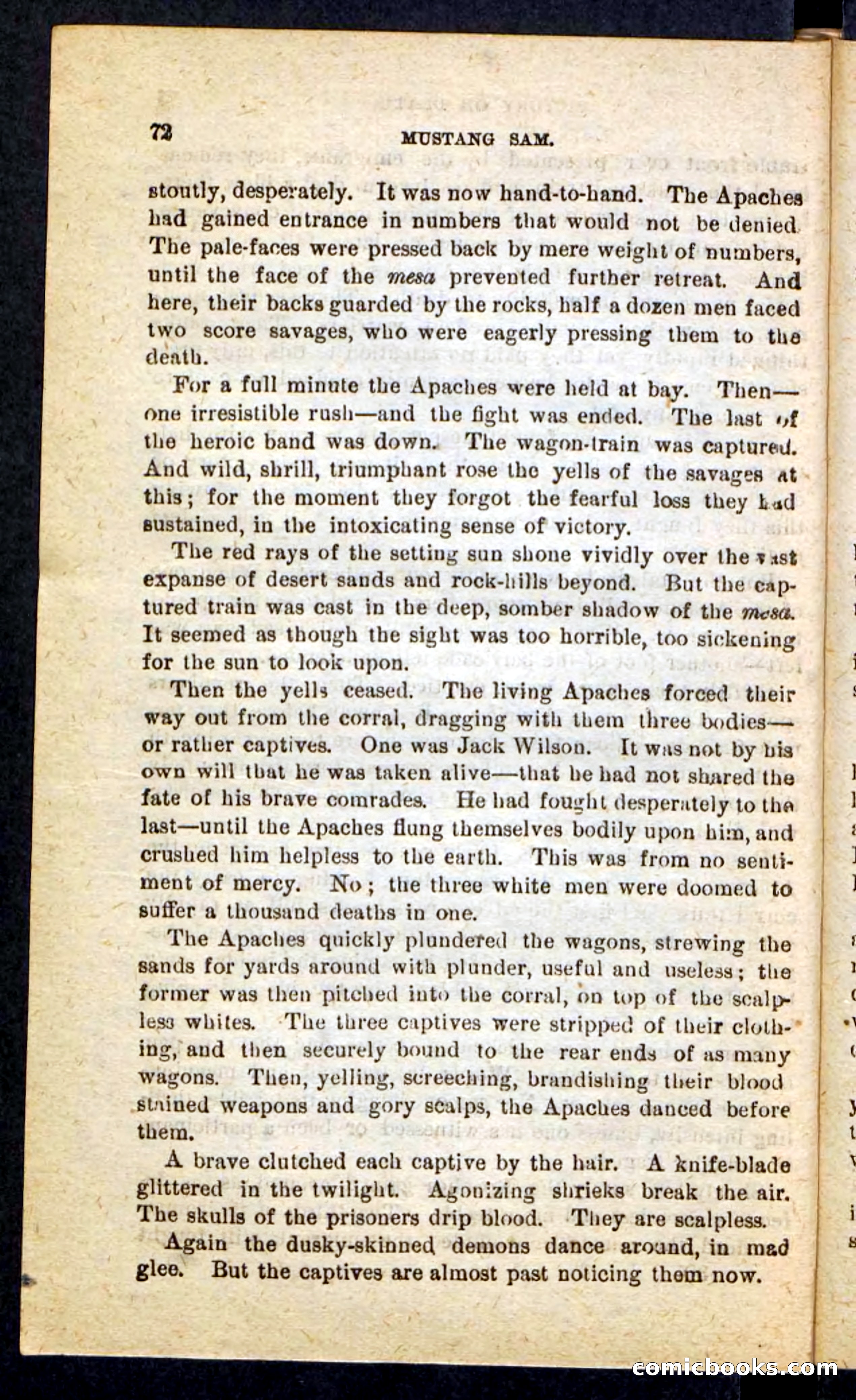 Beadle's Pocket Novels No. 184: Mustang Sam — page 68 of 100