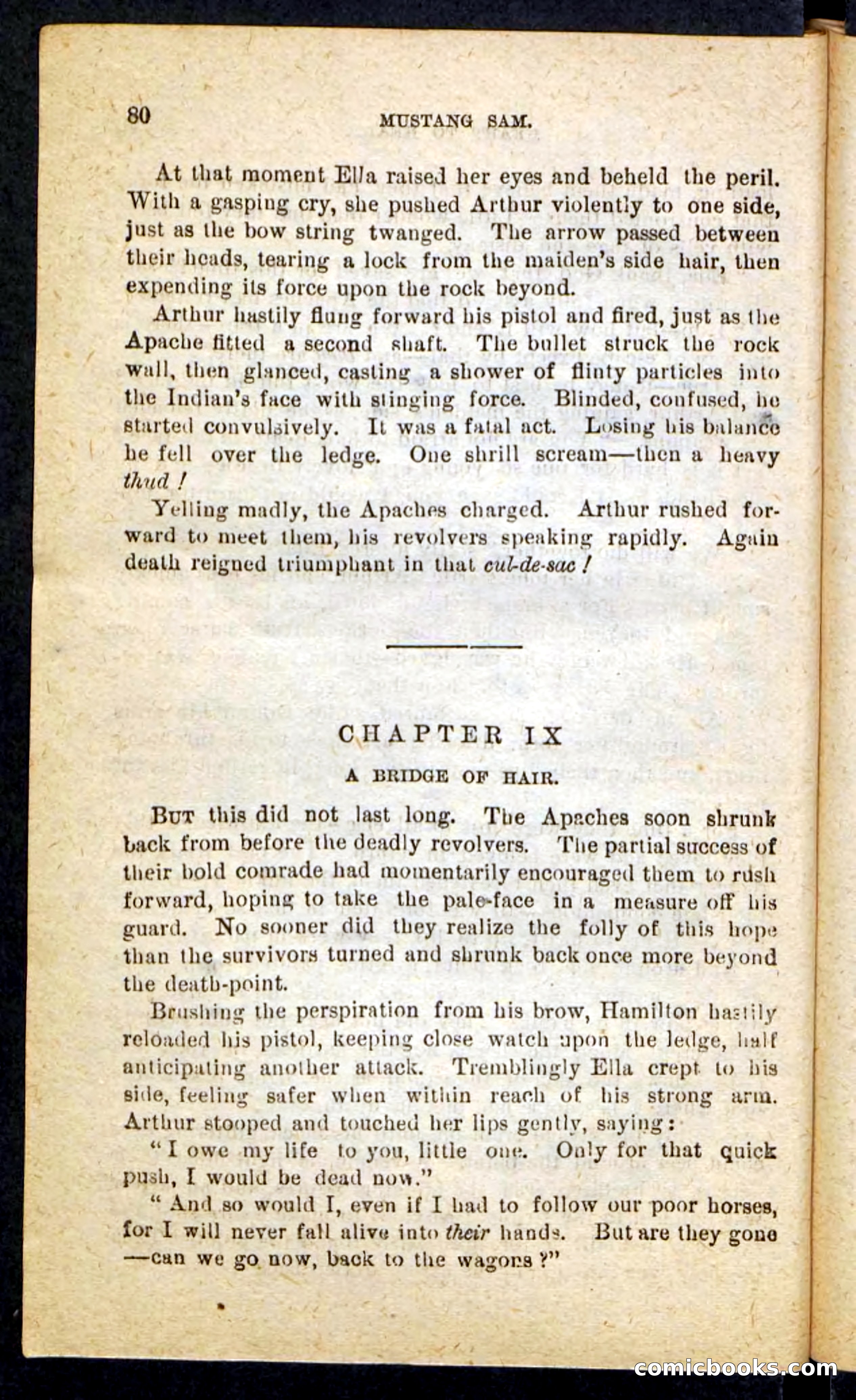 Beadle's Pocket Novels No. 184: Mustang Sam — page 76 of 100