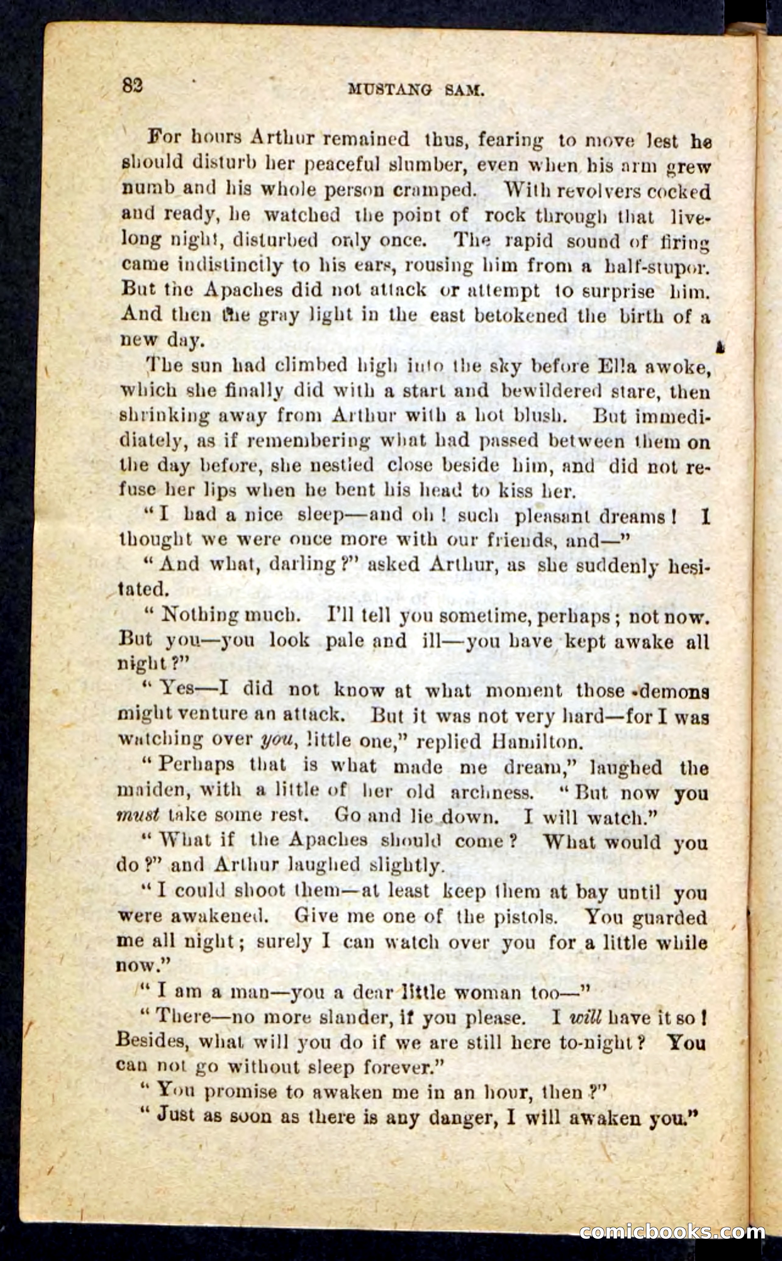 Beadle's Pocket Novels No. 184: Mustang Sam — page 78 of 100