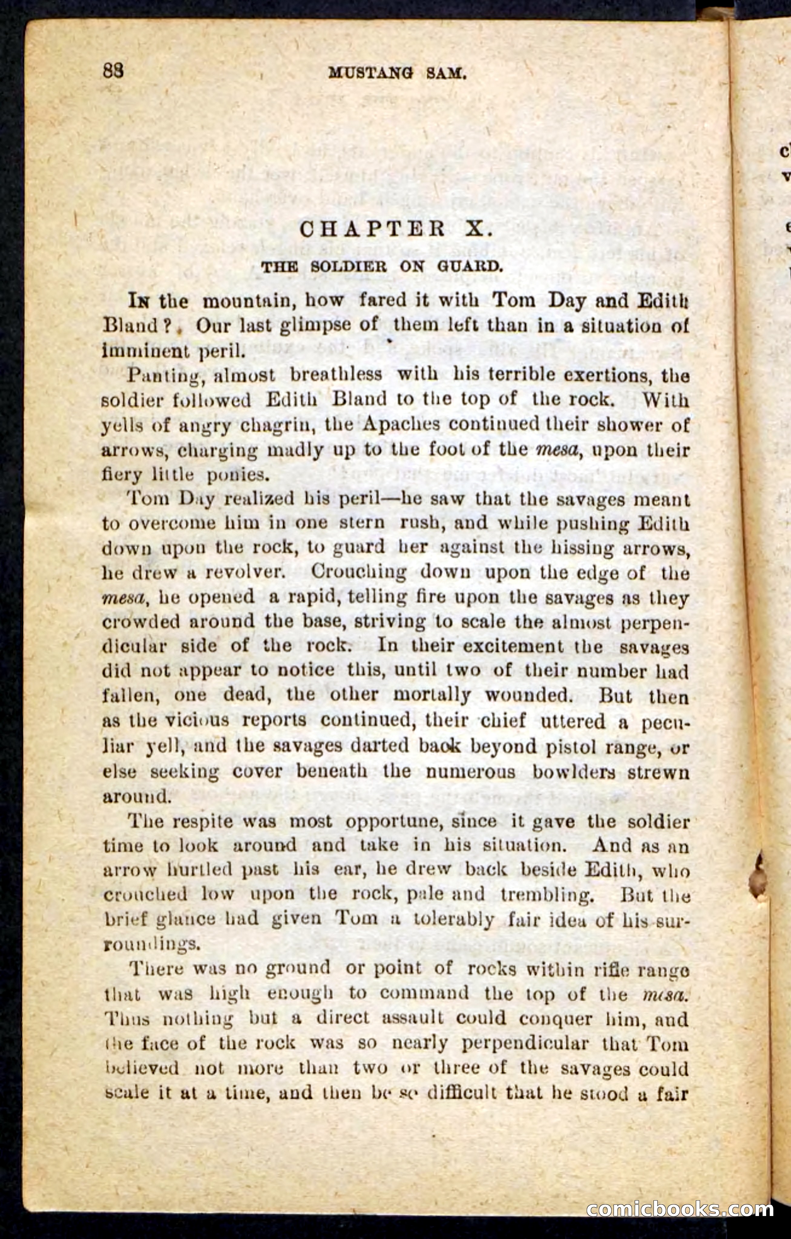 Beadle's Pocket Novels No. 184: Mustang Sam — page 84 of 100