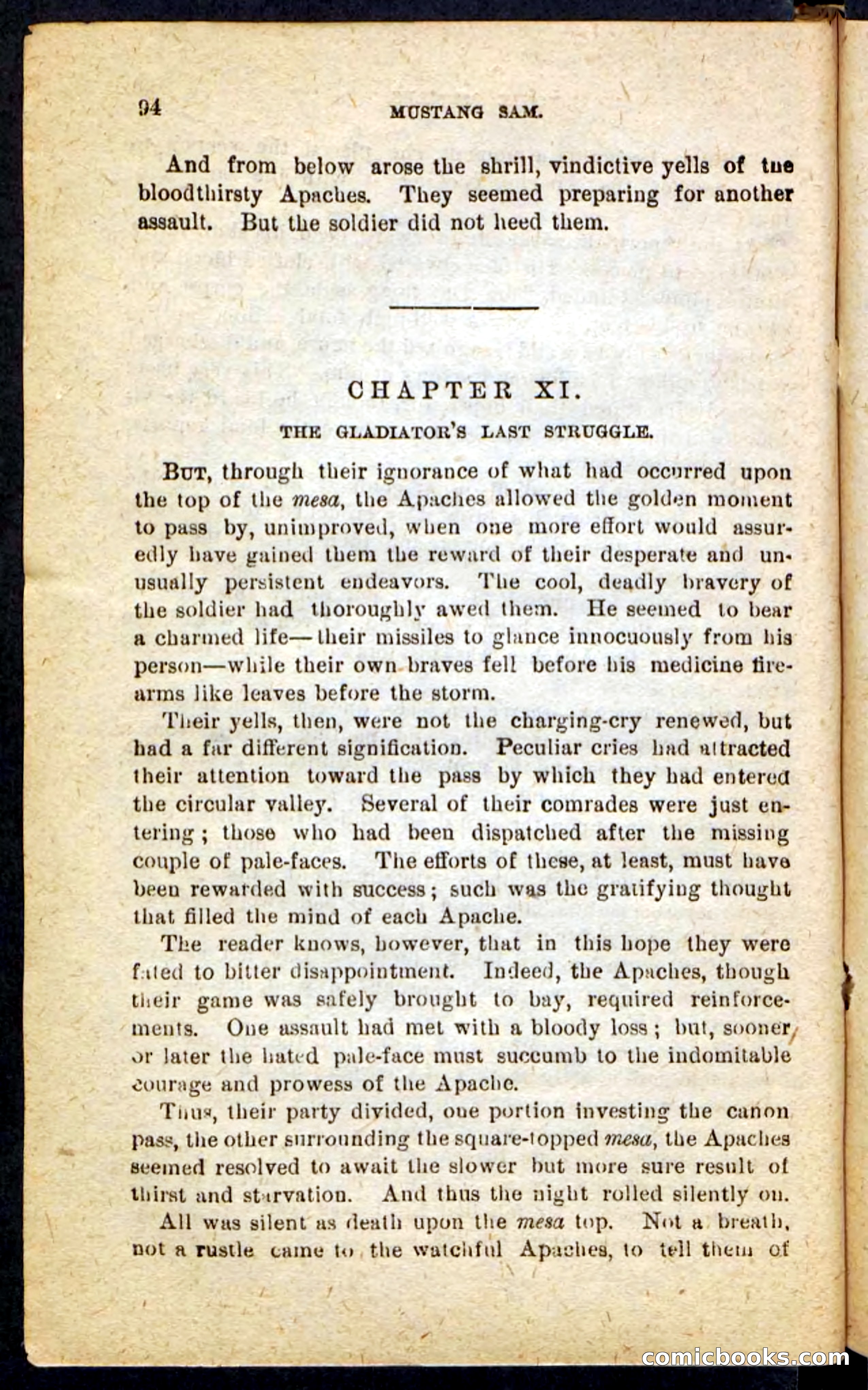 Beadle's Pocket Novels No. 184: Mustang Sam — page 90 of 100