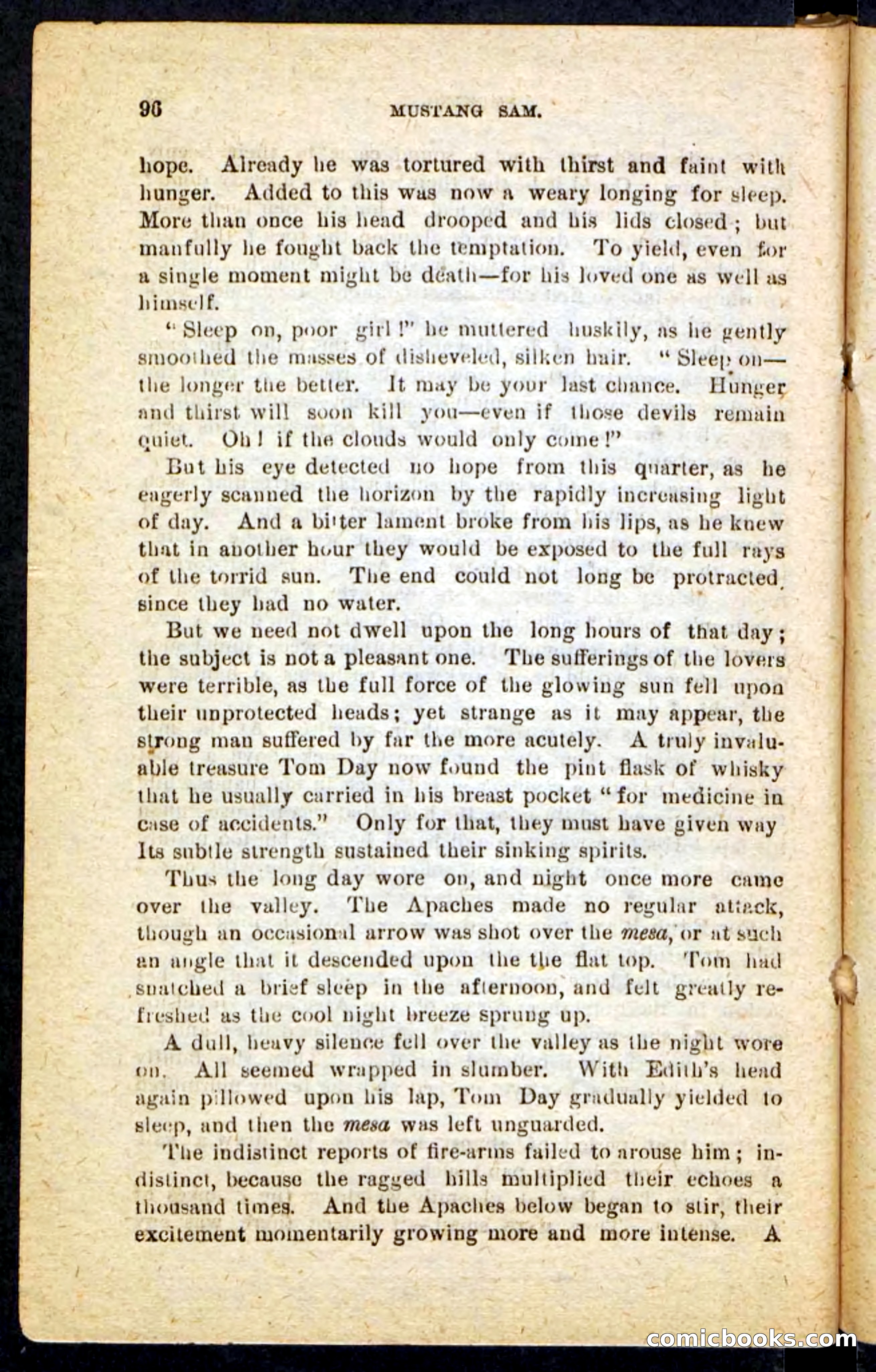 Beadle's Pocket Novels No. 184: Mustang Sam — page 92 of 100