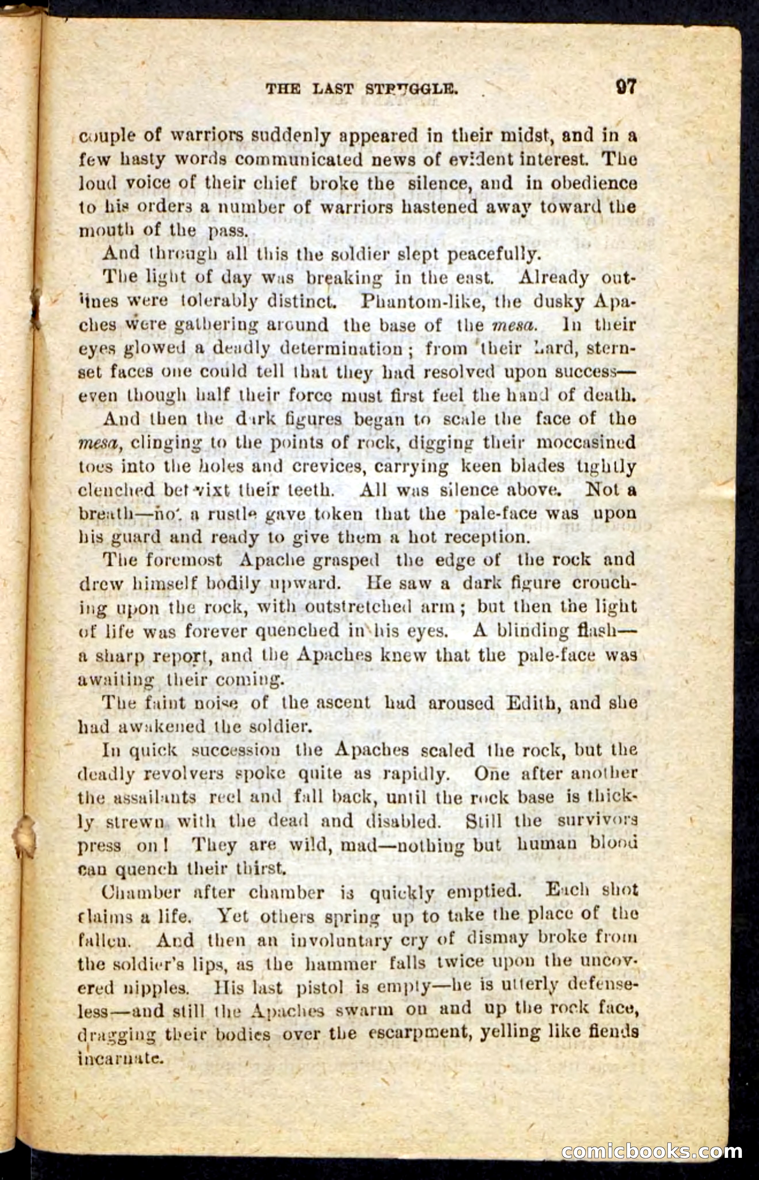 Beadle's Pocket Novels No. 184: Mustang Sam — page 93 of 100