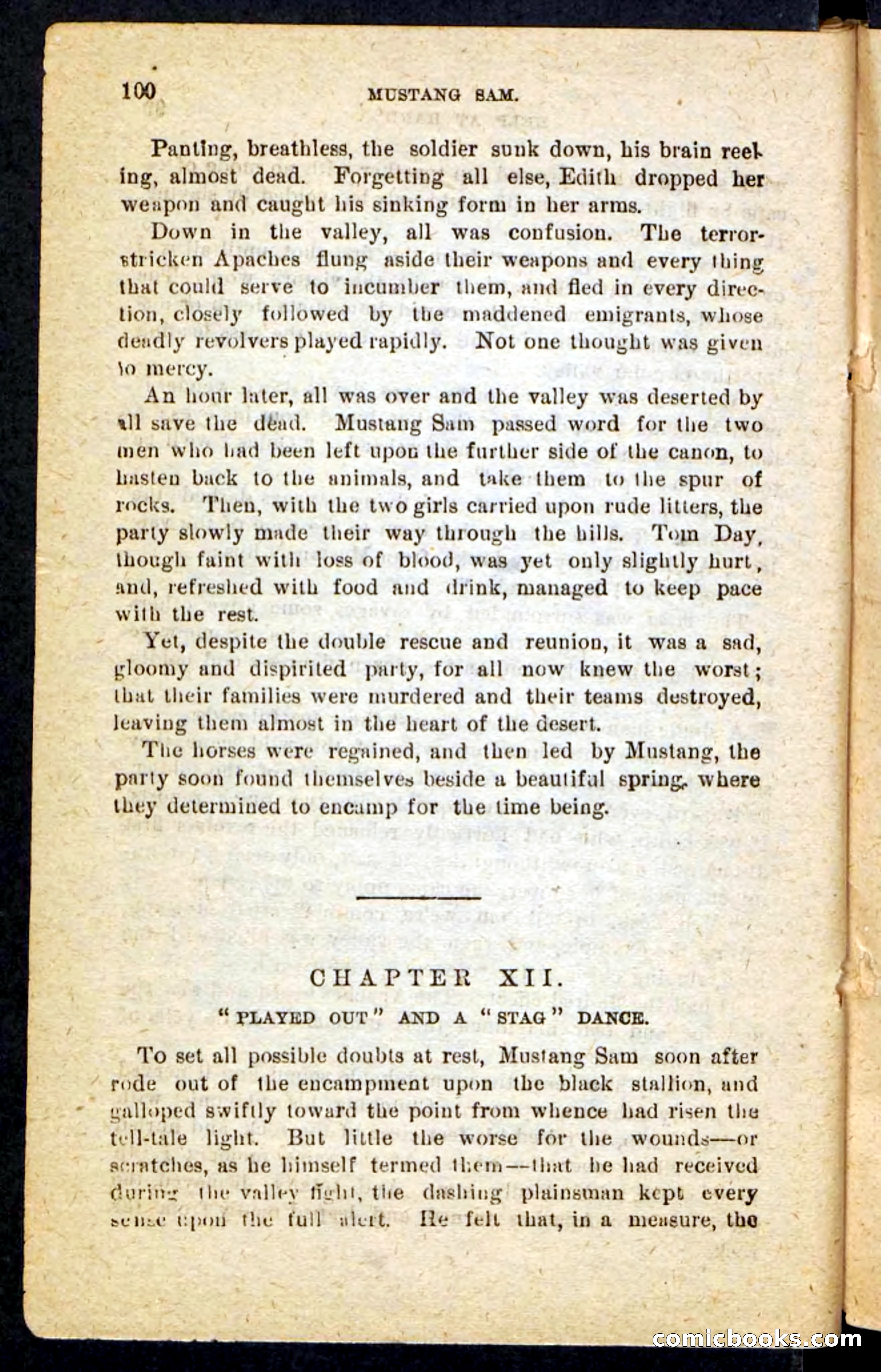 Beadle's Pocket Novels No. 184: Mustang Sam — page 96 of 100