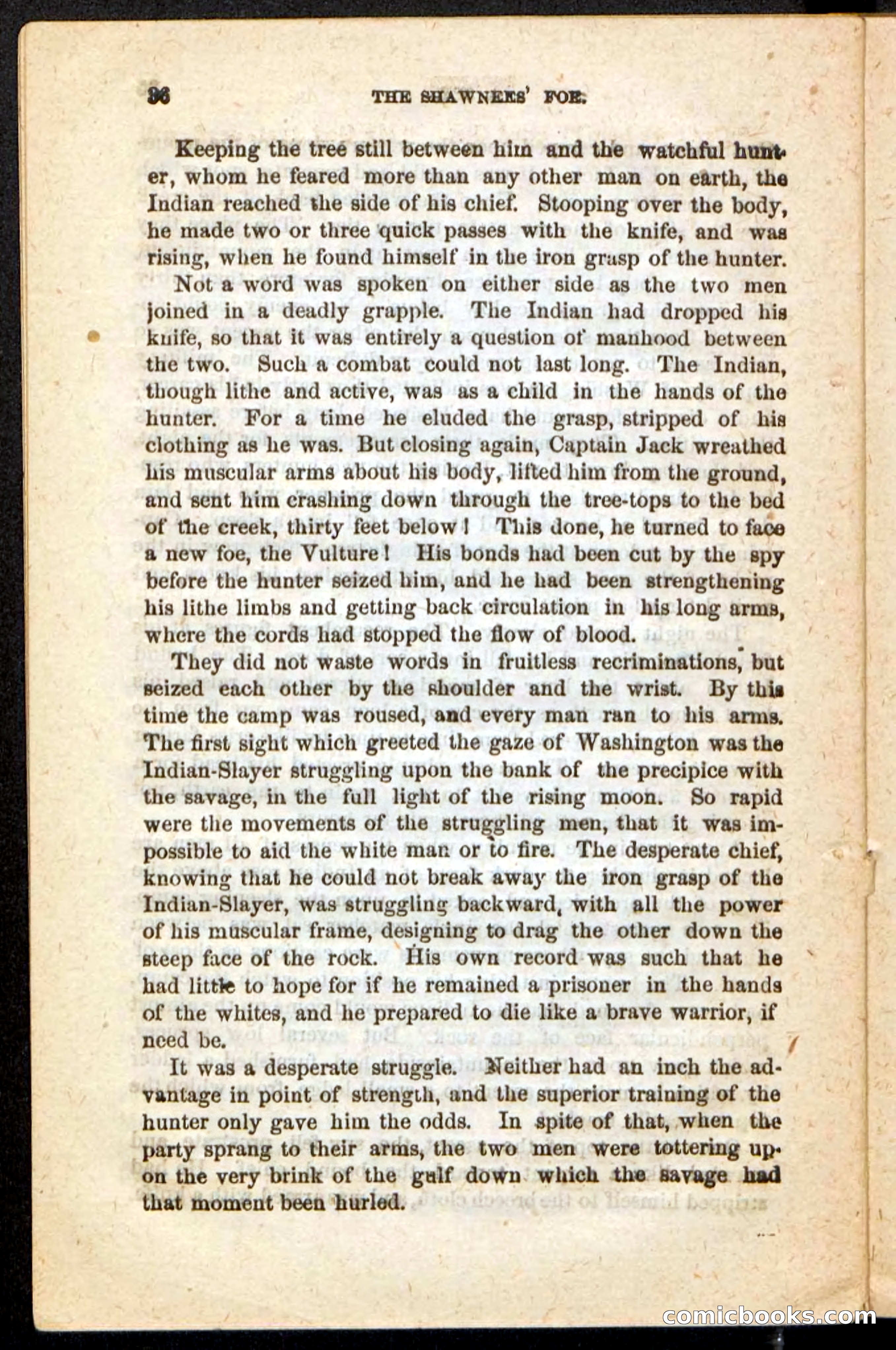 Beadle's Pocket Novels No. 188: The Shawnees' Foe — page 32 of 98