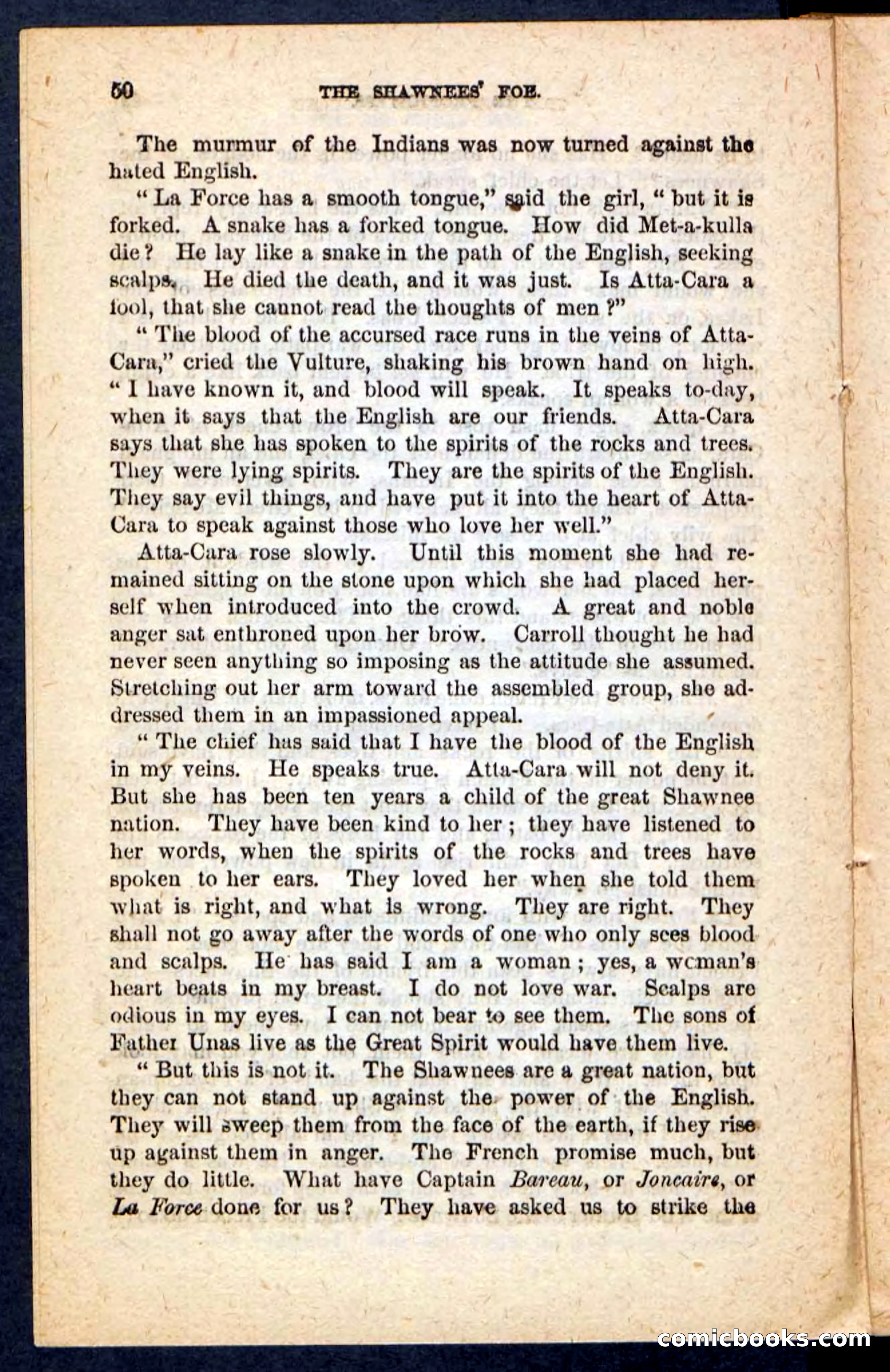 Beadle's Pocket Novels No. 188: The Shawnees' Foe — page 46 of 98