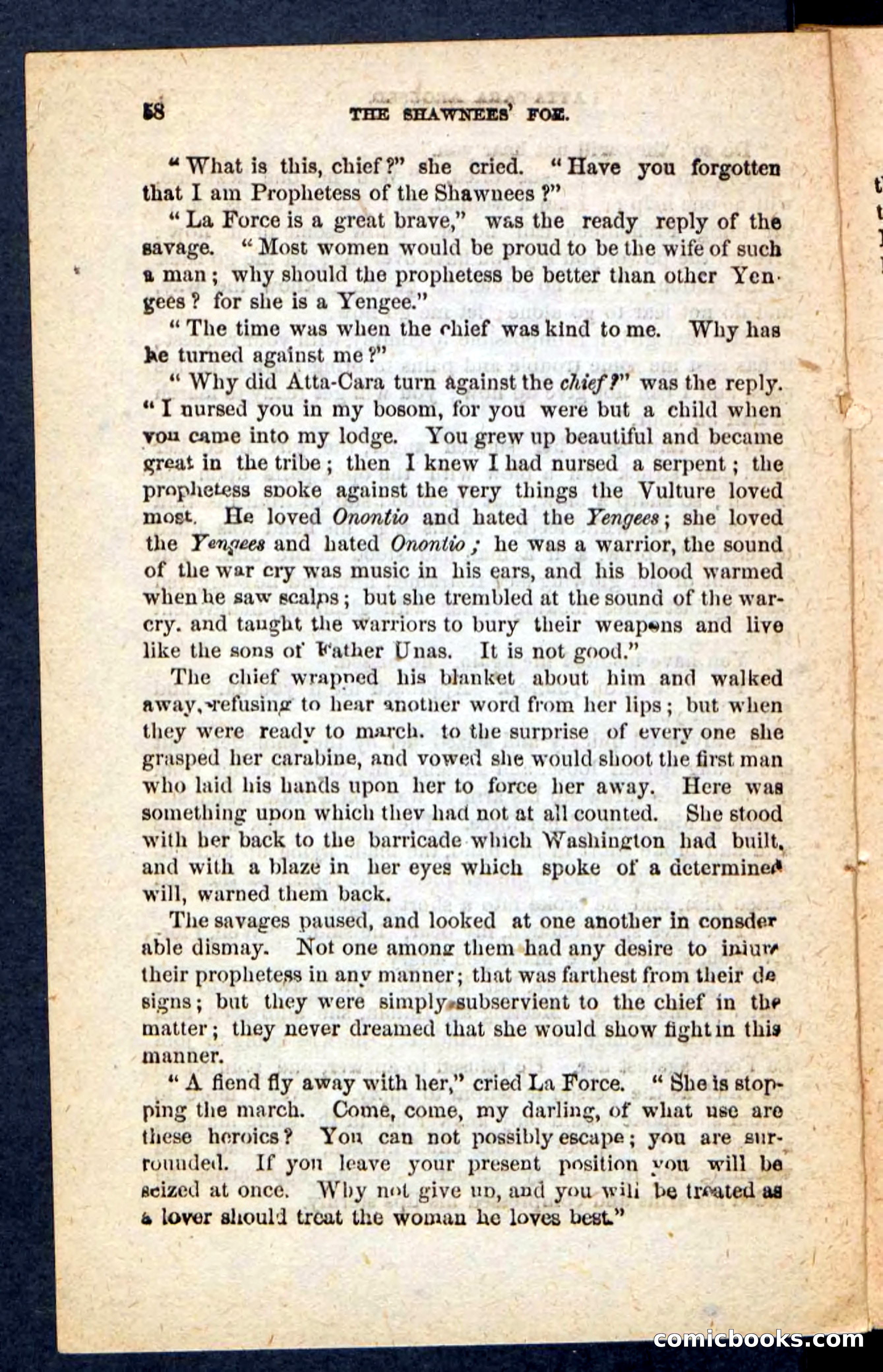 Beadle's Pocket Novels No. 188: The Shawnees' Foe — page 54 of 98