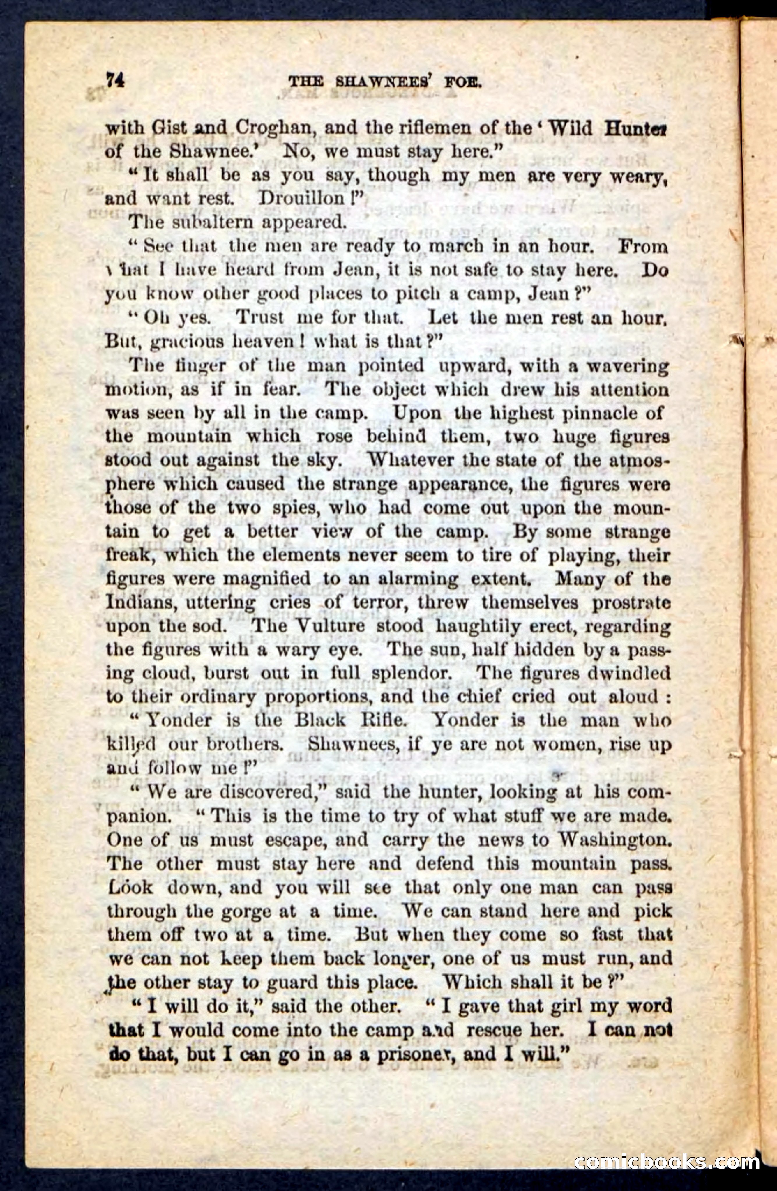 Beadle's Pocket Novels No. 188: The Shawnees' Foe — page 70 of 98