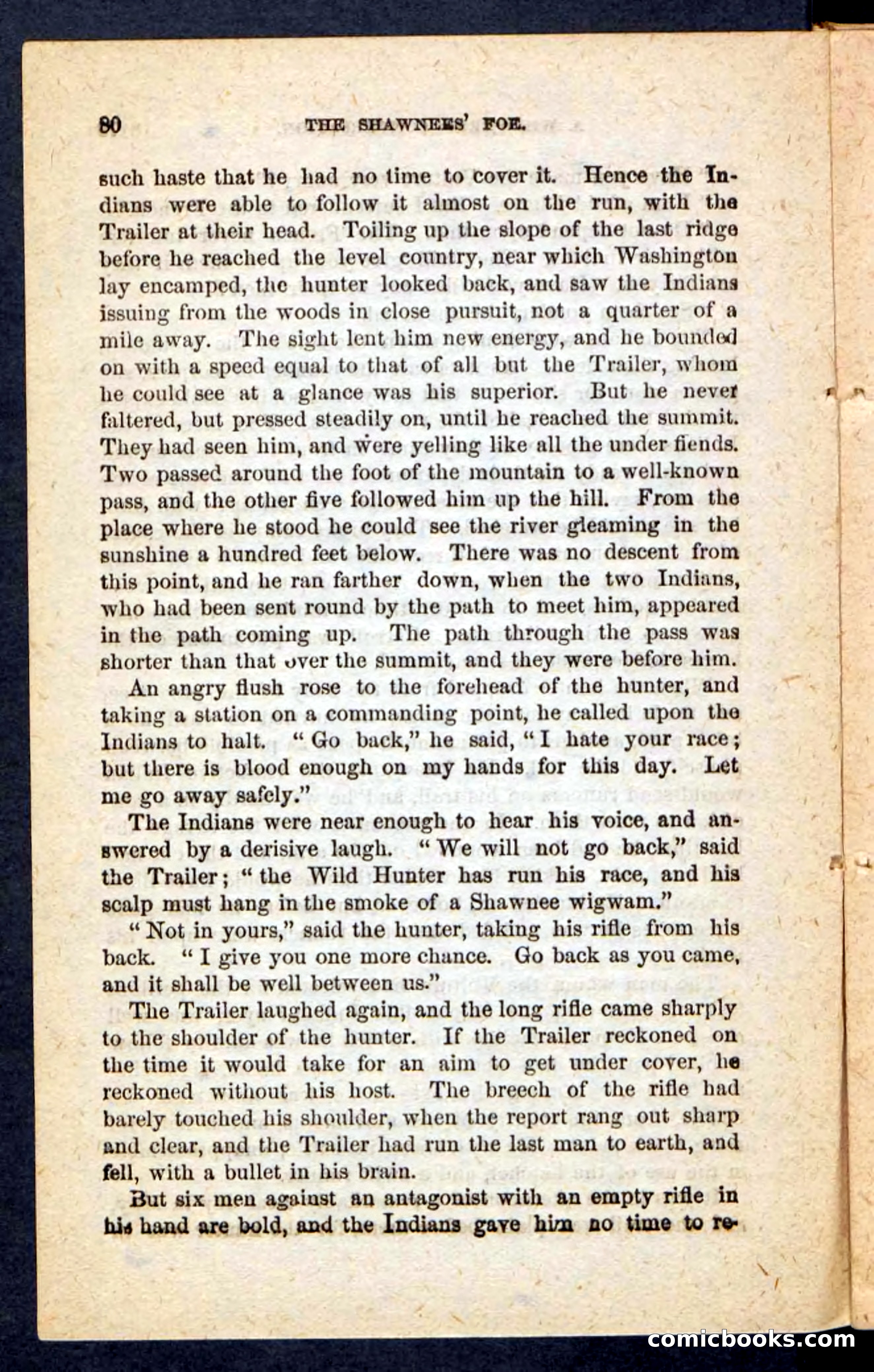 Beadle's Pocket Novels No. 188: The Shawnees' Foe — page 76 of 98