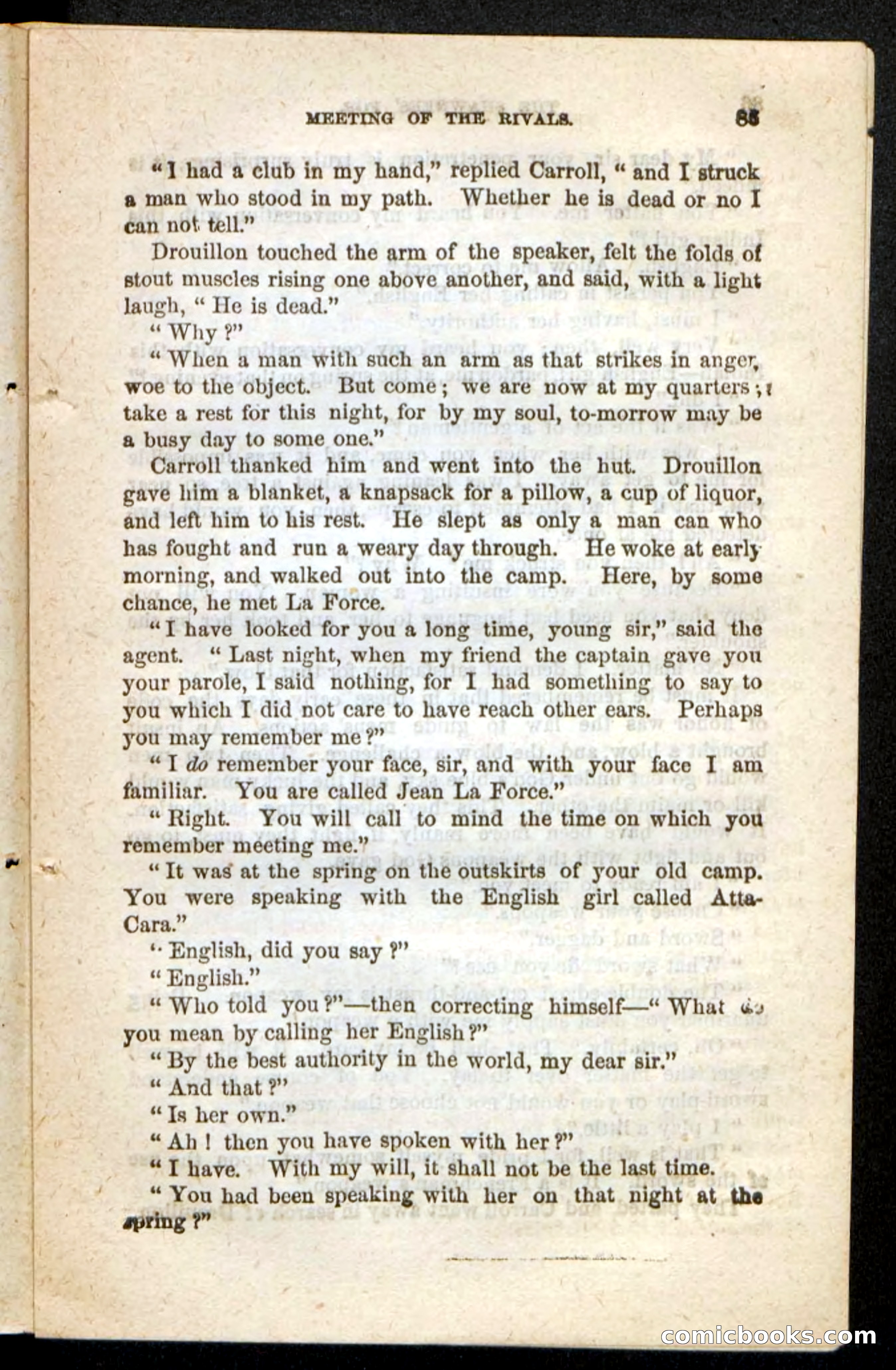 Beadle's Pocket Novels No. 188: The Shawnees' Foe — page 81 of 98