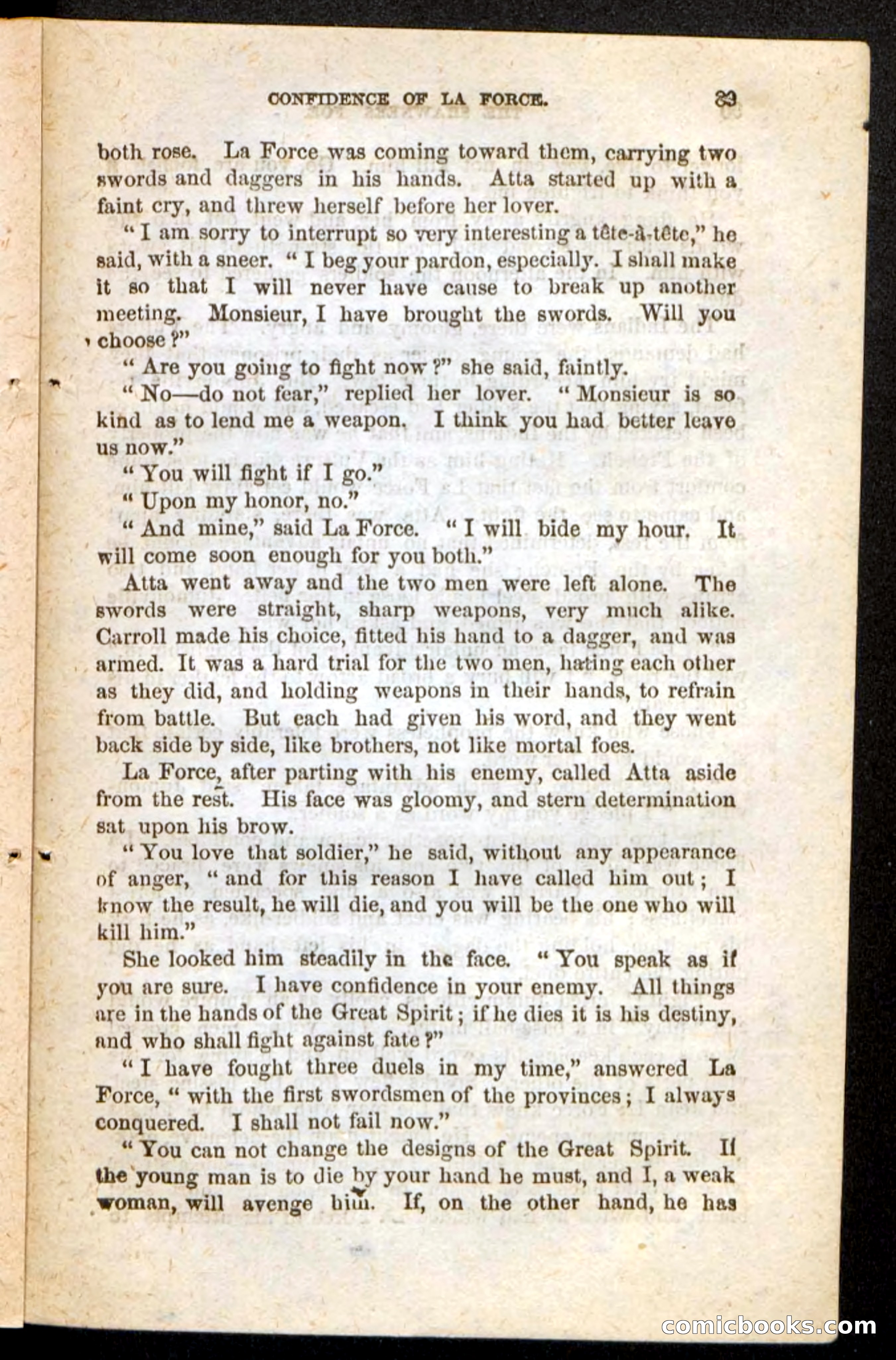 Beadle's Pocket Novels No. 188: The Shawnees' Foe — page 85 of 98