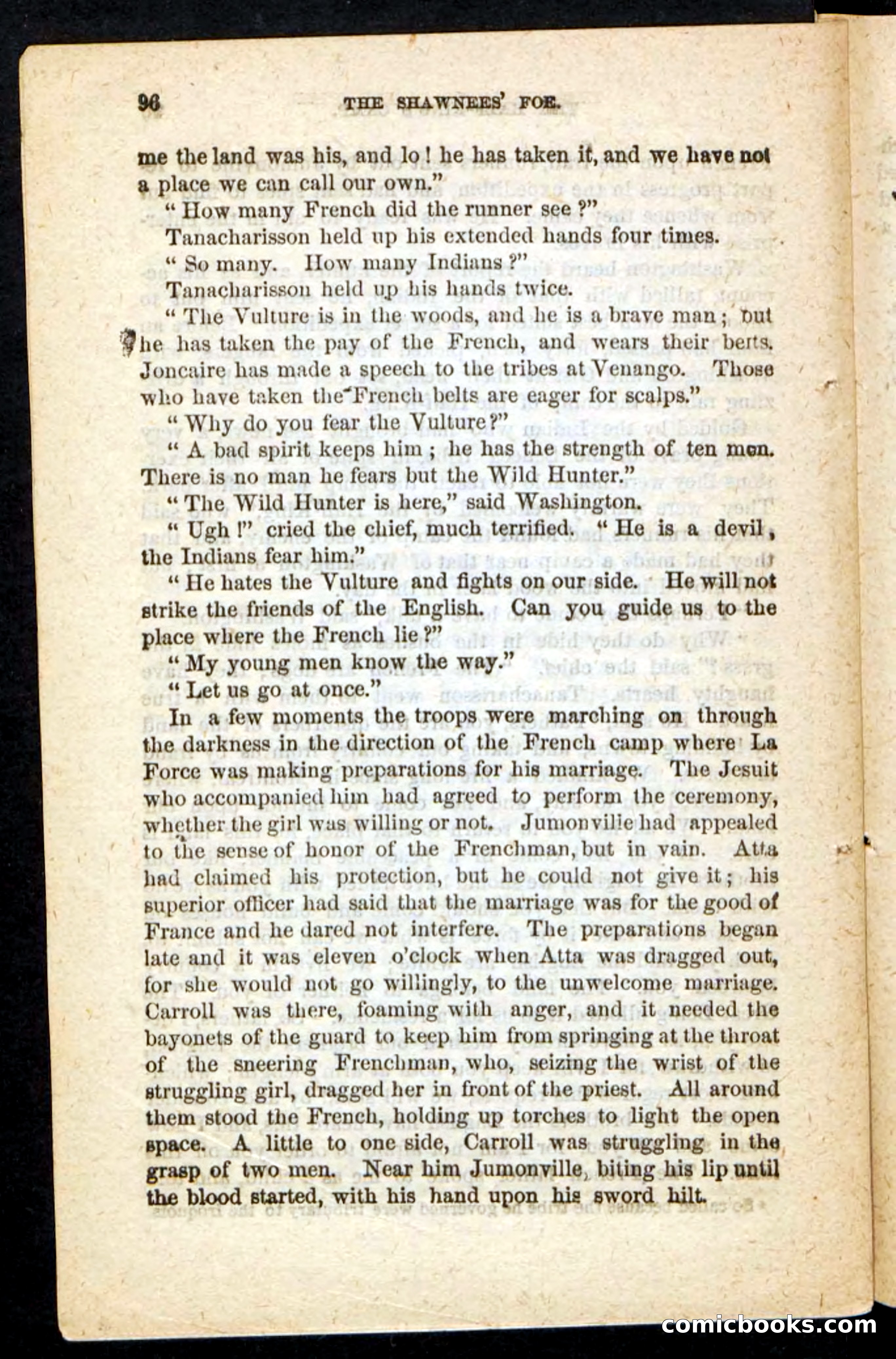 Beadle's Pocket Novels No. 188: The Shawnees' Foe — page 90 of 98