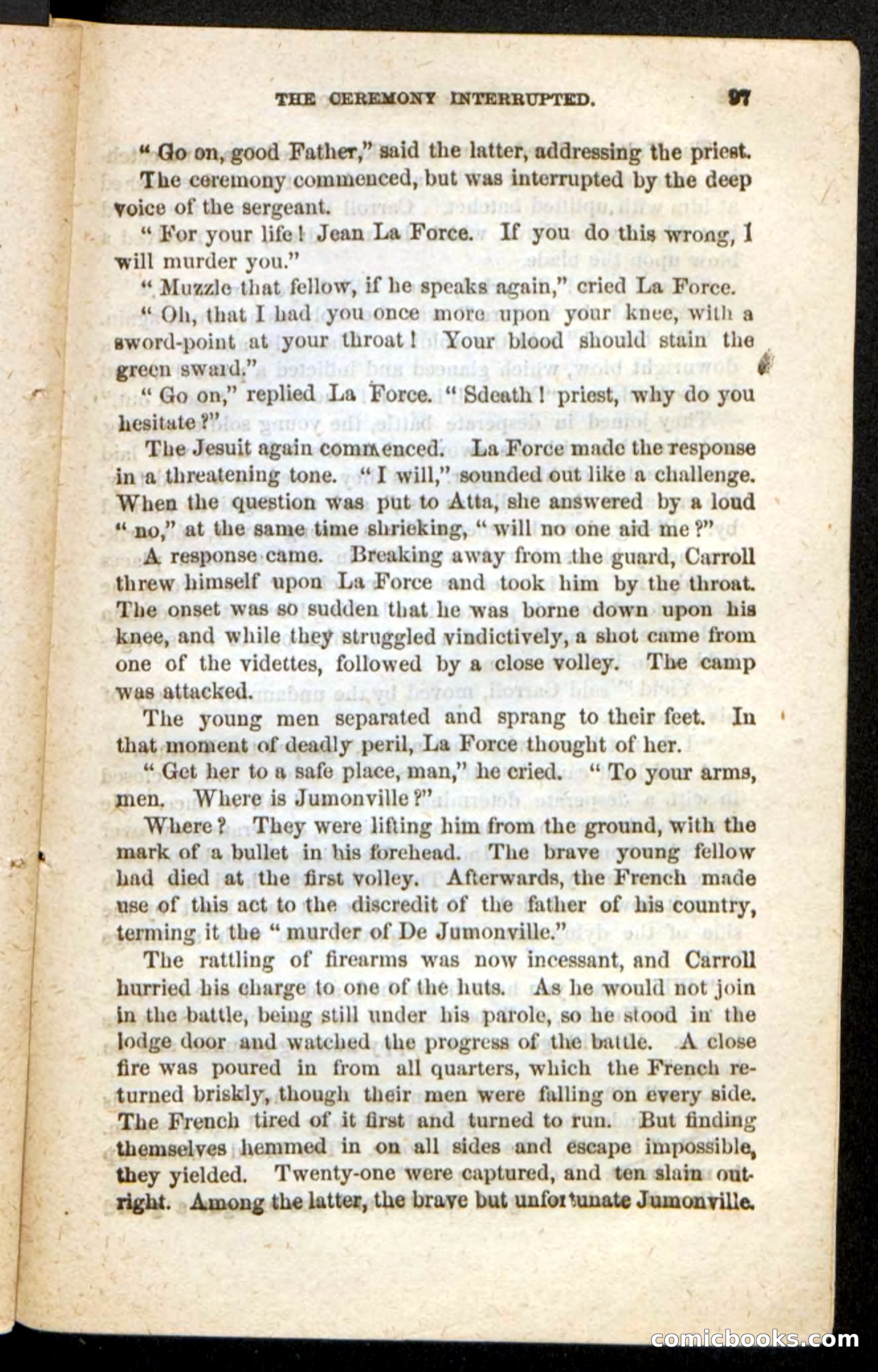 Beadle's Pocket Novels No. 188: The Shawnees' Foe — page 91 of 98