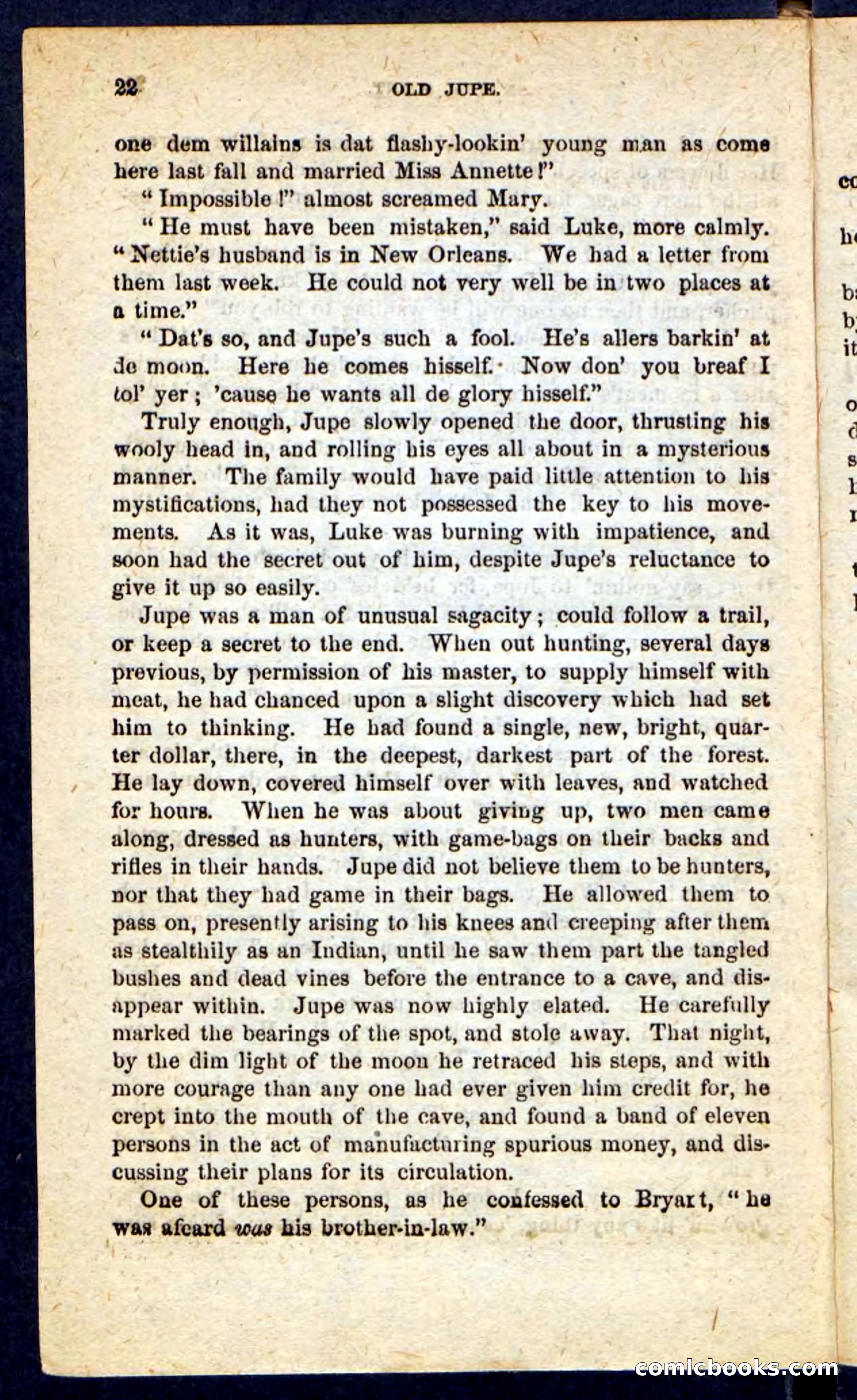Beadle's Pocket Novels No. 190: Old Jupe — page 18 of 100
