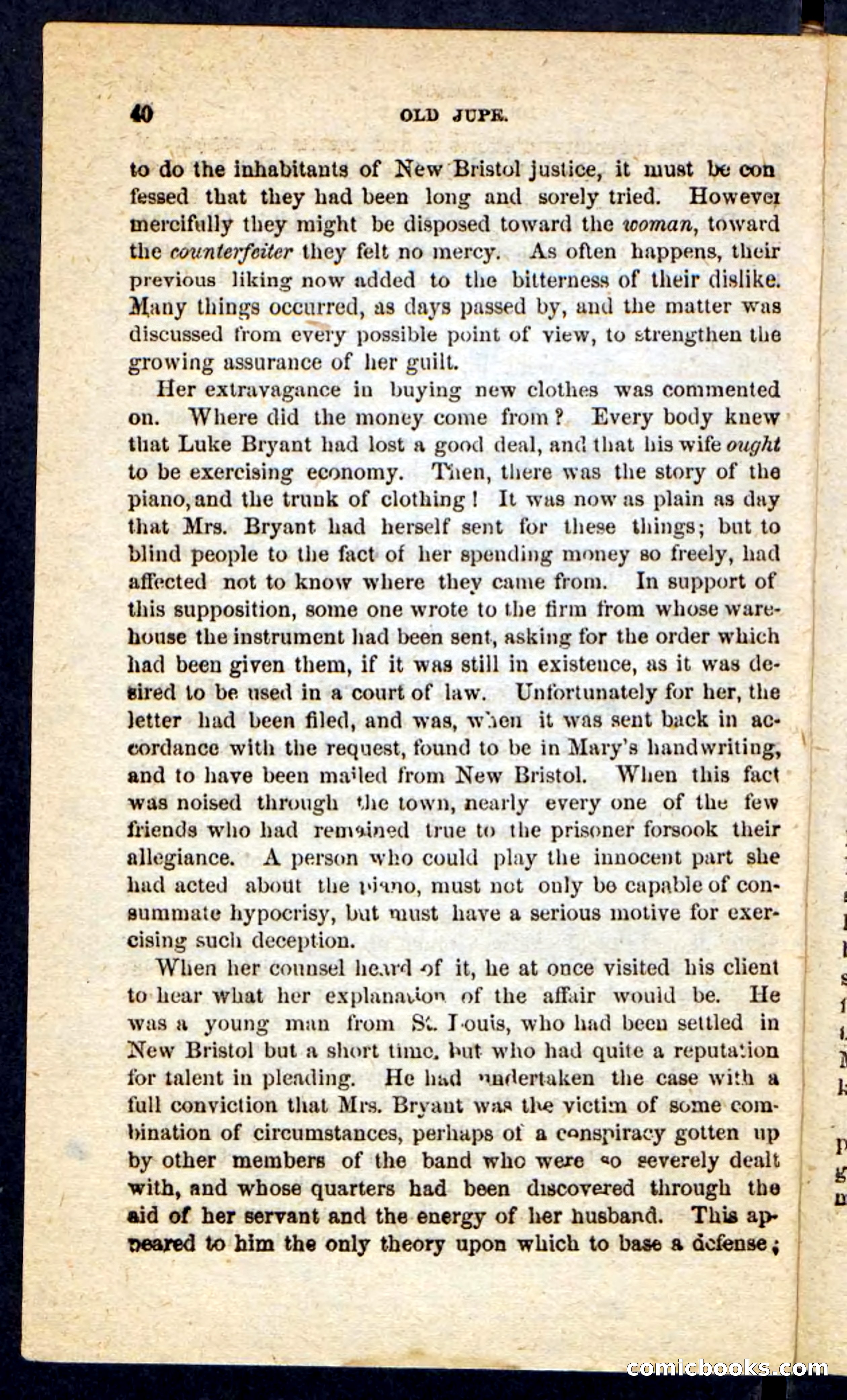 Beadle's Pocket Novels No. 190: Old Jupe — page 36 of 100