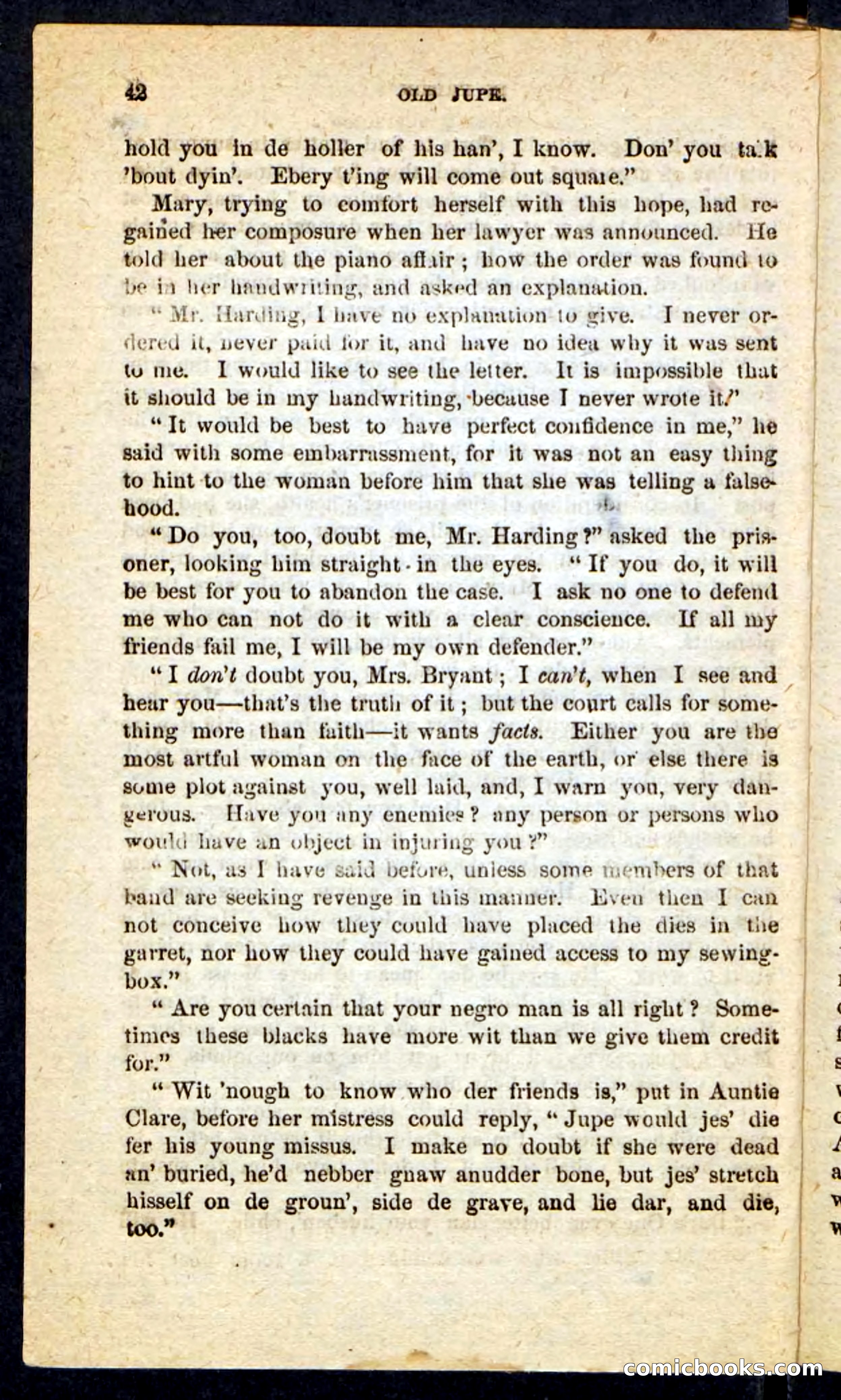 Beadle's Pocket Novels No. 190: Old Jupe — page 38 of 100
