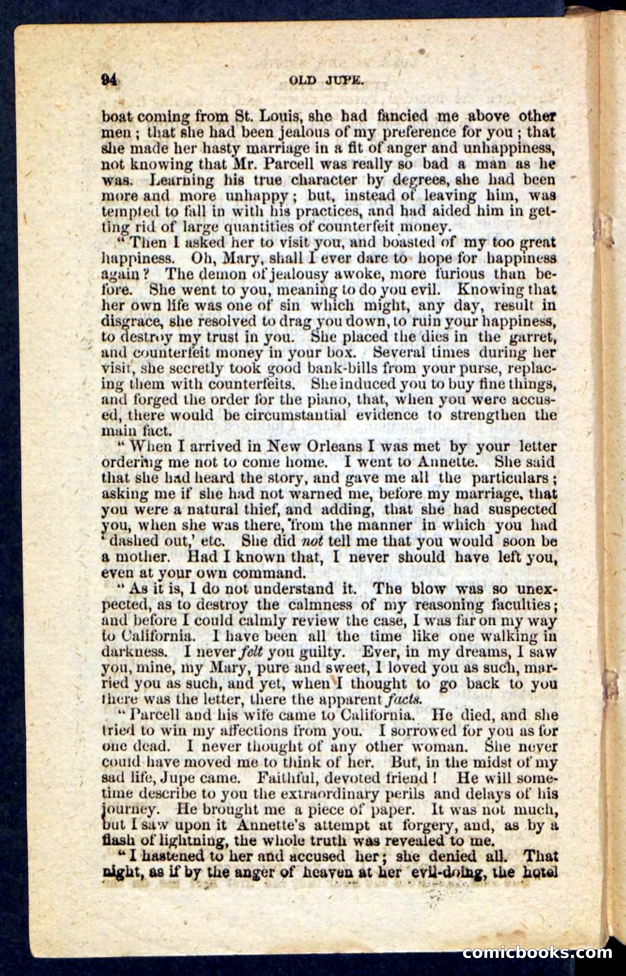 Beadle's Pocket Novels No. 190: Old Jupe — page 90 of 100