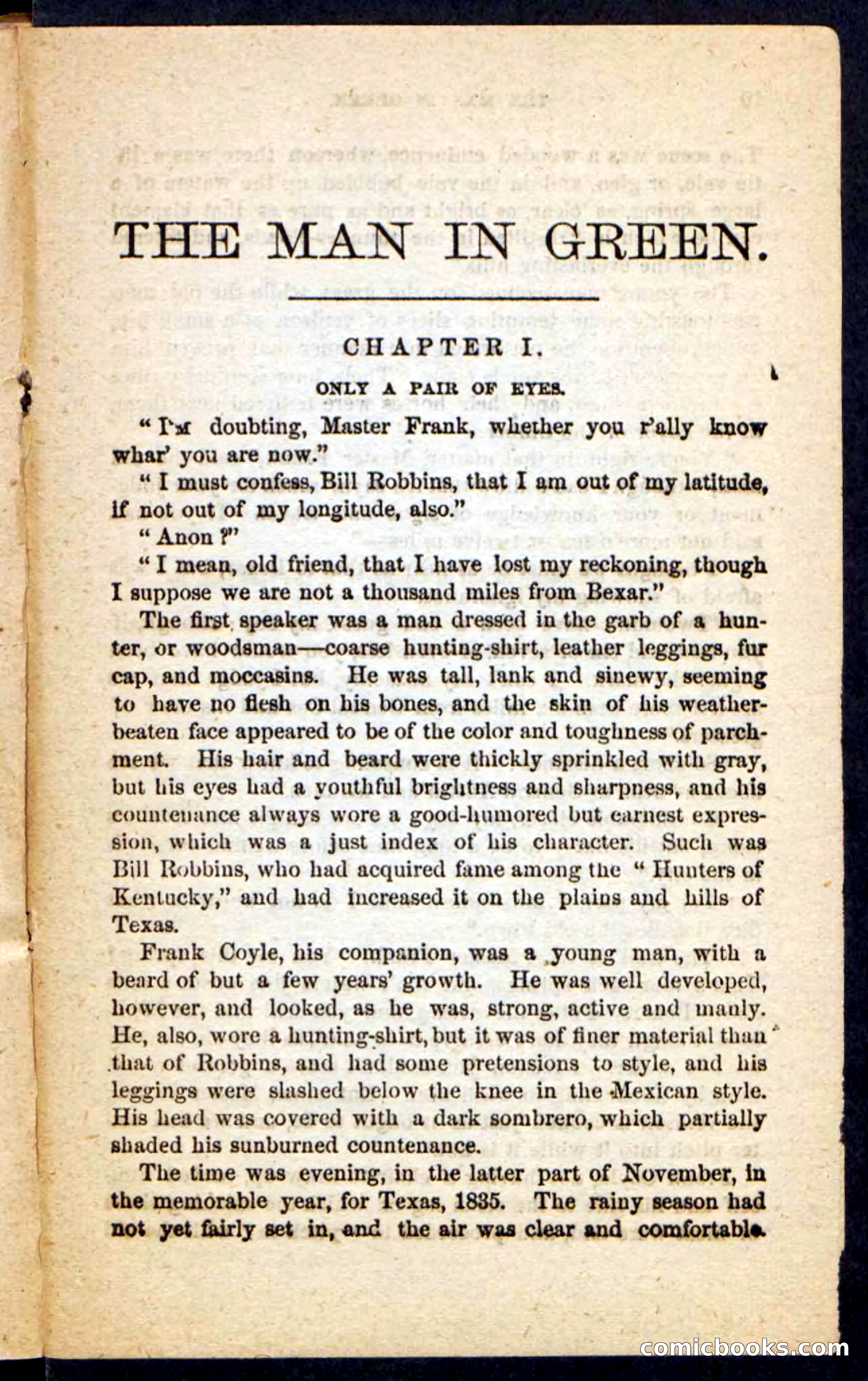 The Man in Green — page 5 of 100