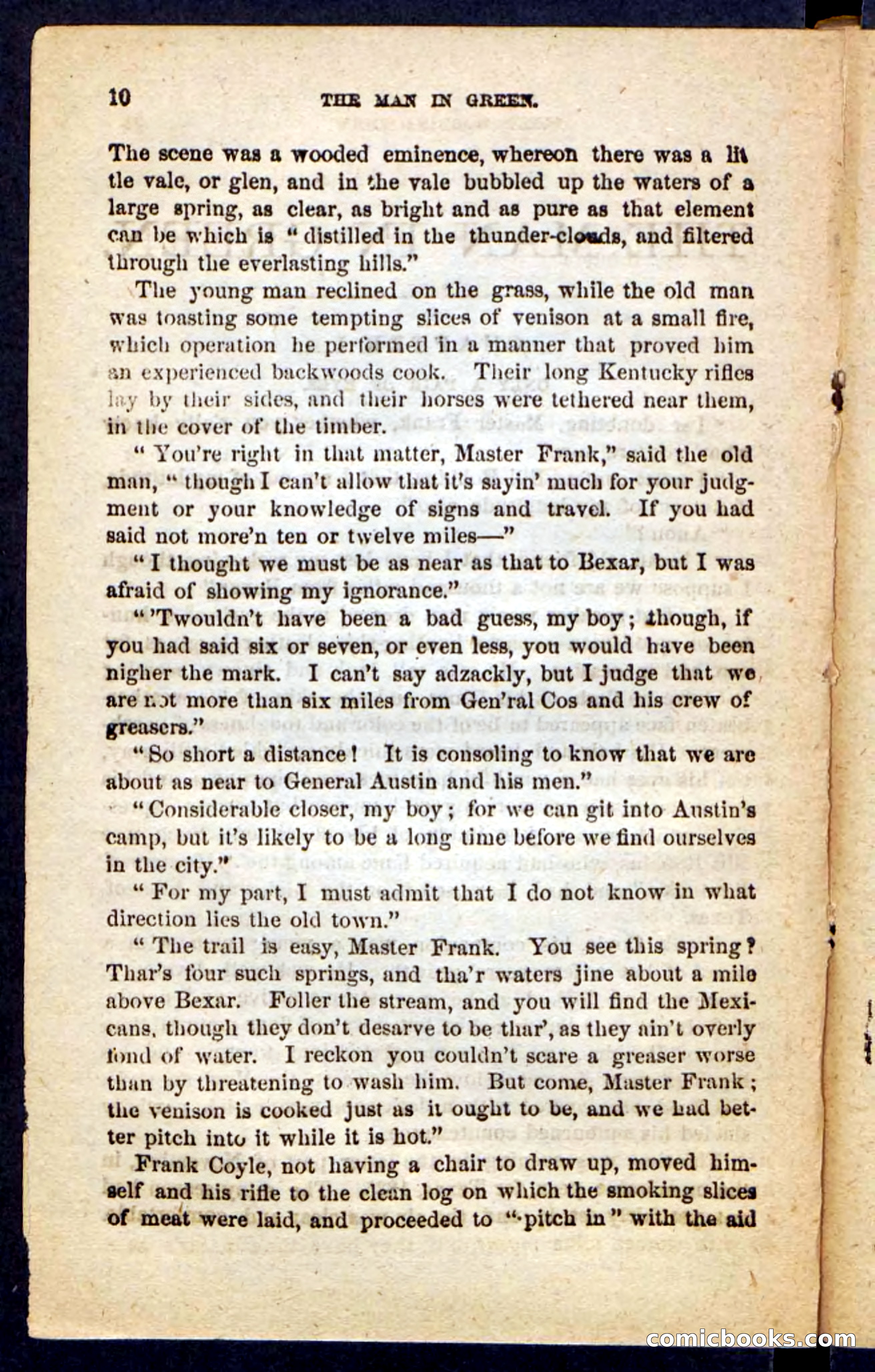 The Man in Green — page 6 of 100