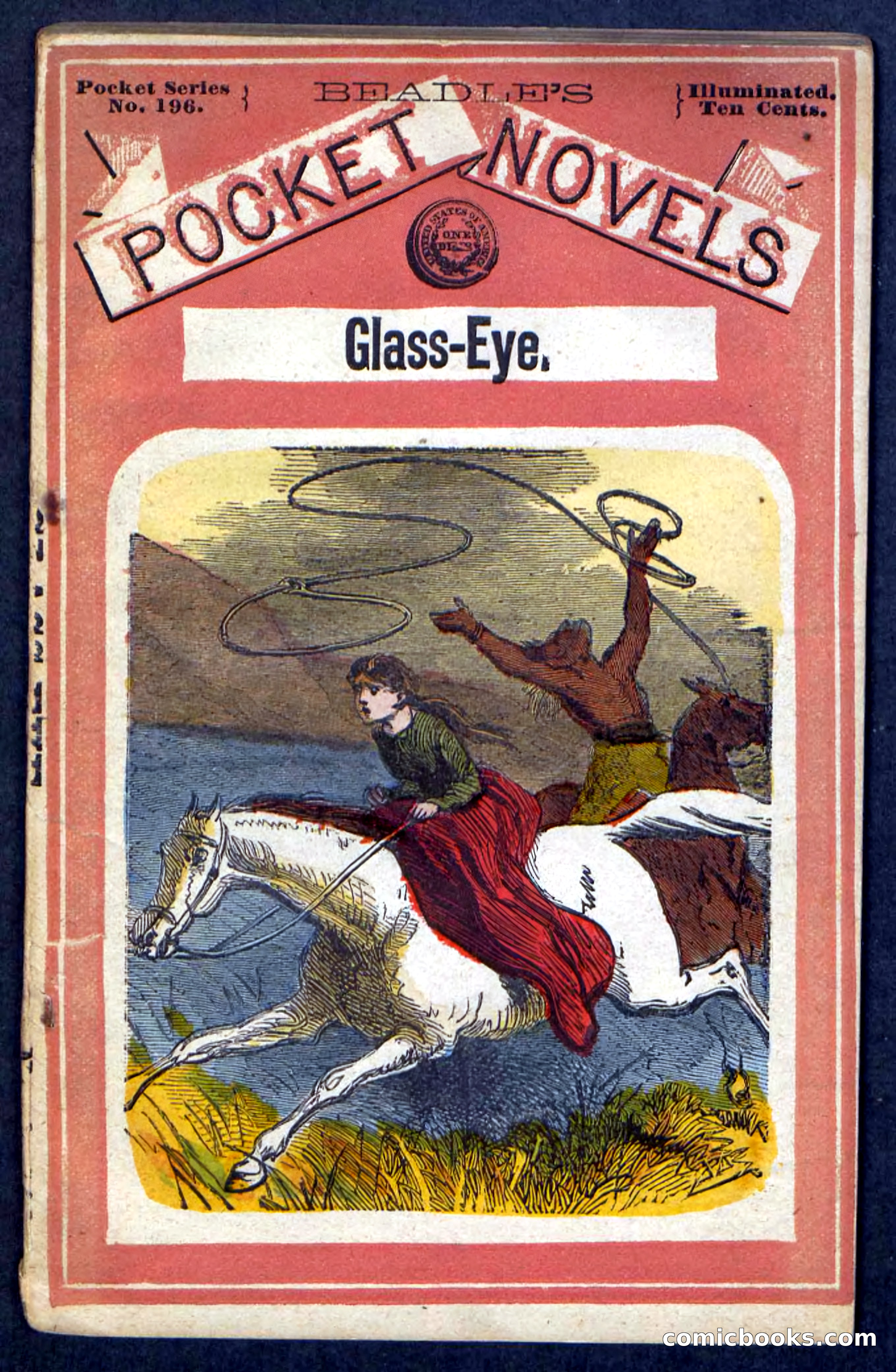 Beadle's Pocket Novels No. 196: Glass-Eye
