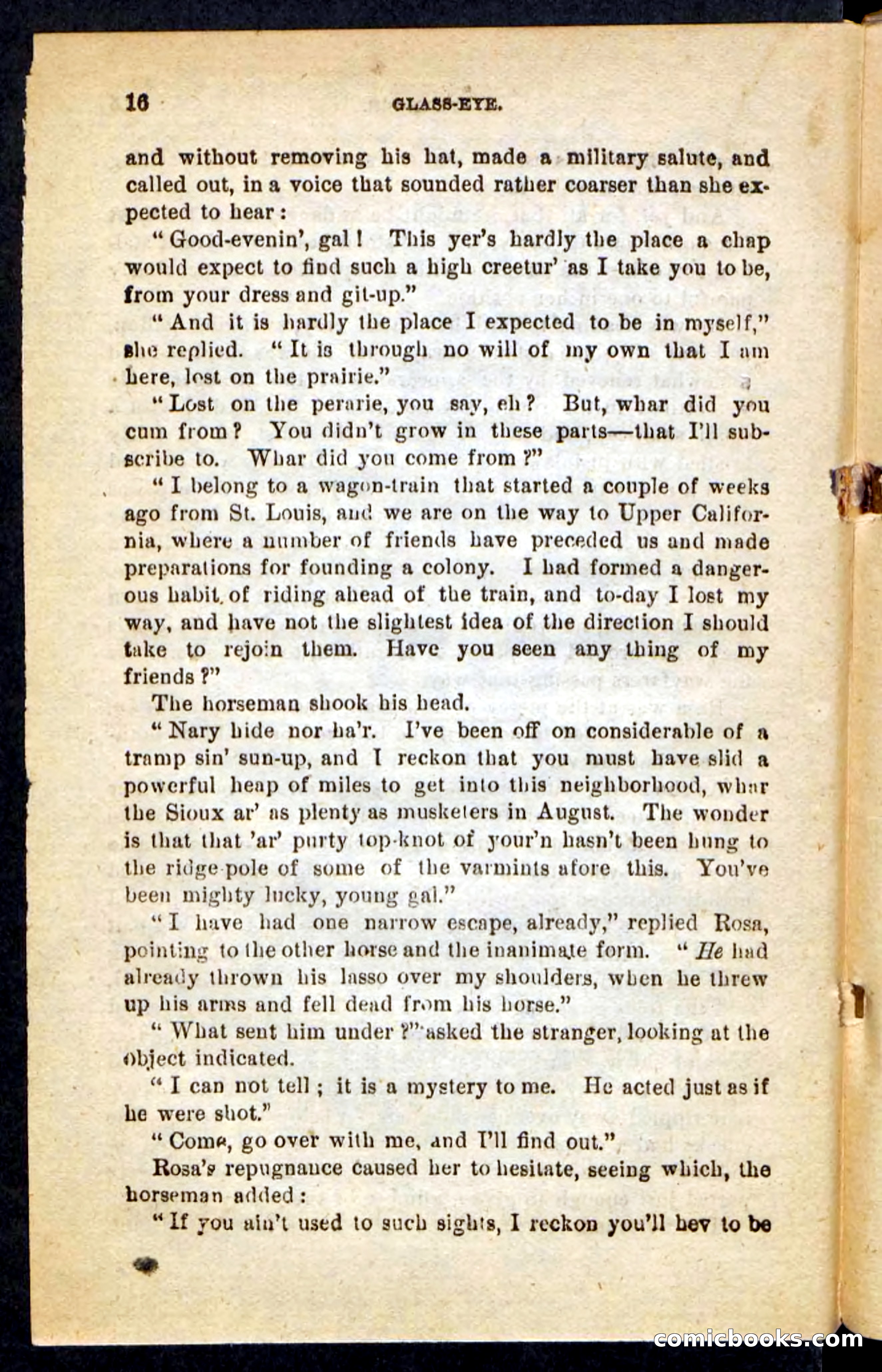 Beadle's Pocket Novels No. 196: Glass-Eye — page 12 of 100