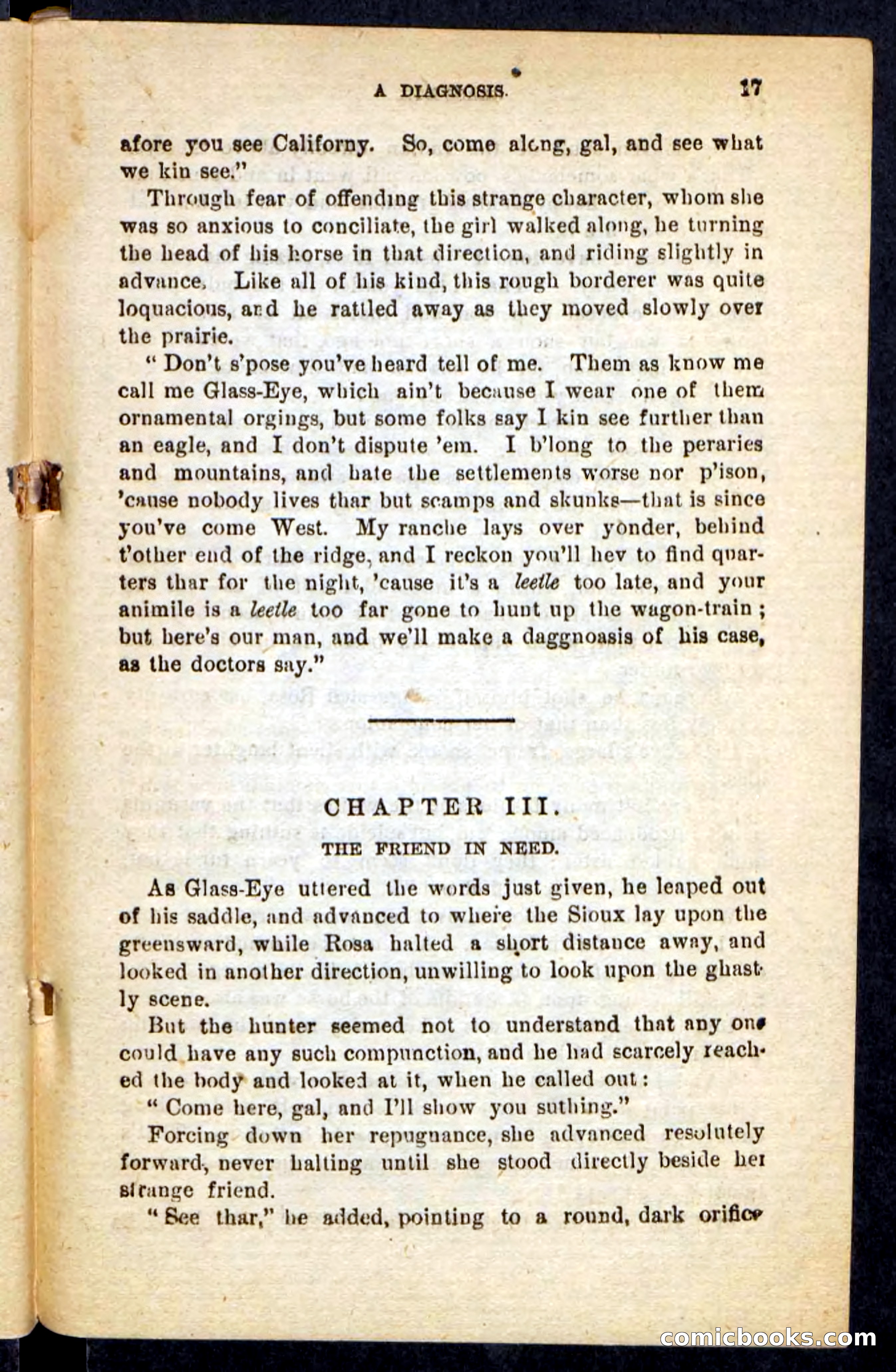 Beadle's Pocket Novels No. 196: Glass-Eye — page 13 of 100