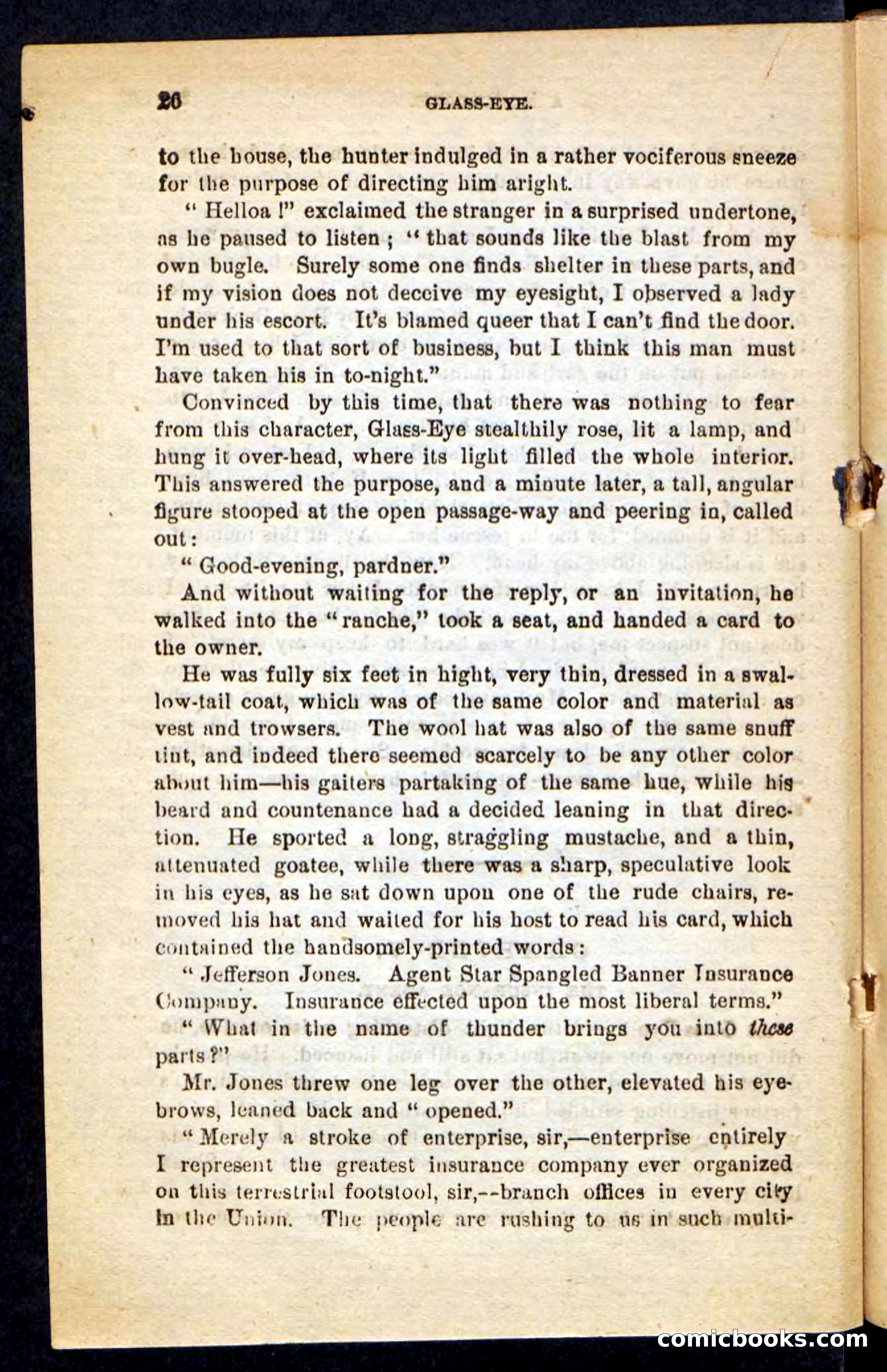 Beadle's Pocket Novels No. 196: Glass-Eye — page 22 of 100