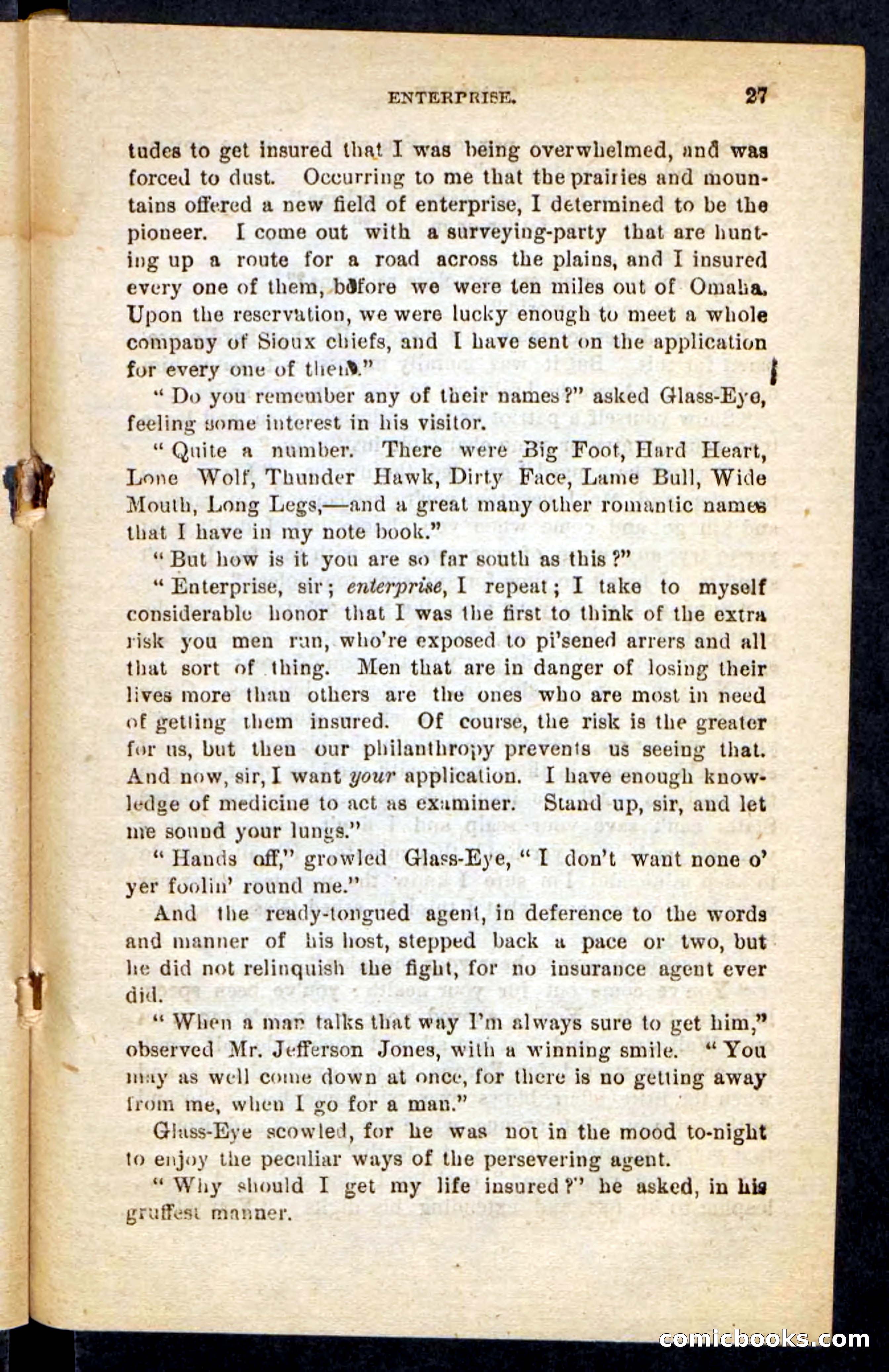Beadle's Pocket Novels No. 196: Glass-Eye — page 23 of 100