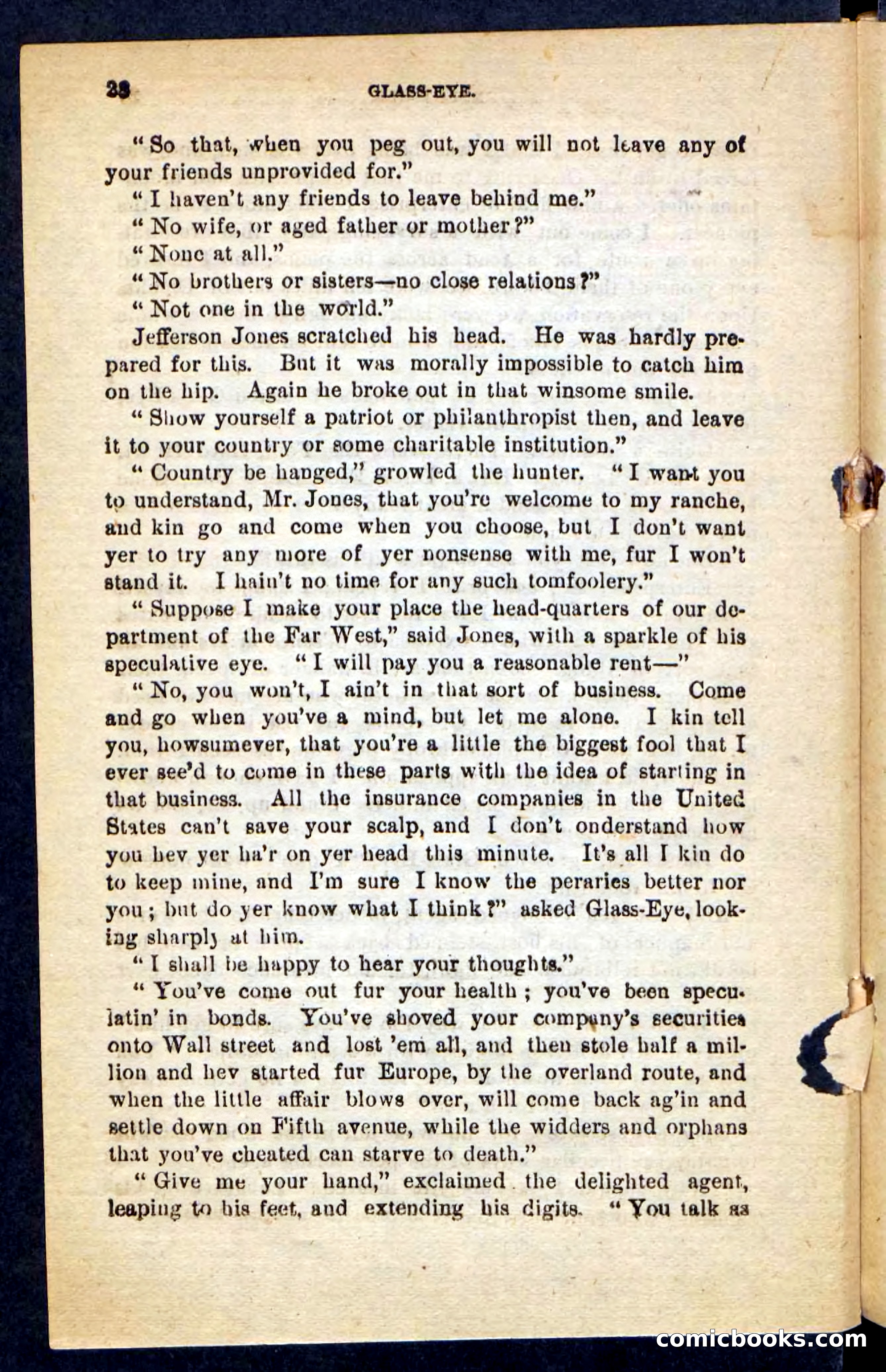 Beadle's Pocket Novels No. 196: Glass-Eye — page 24 of 100