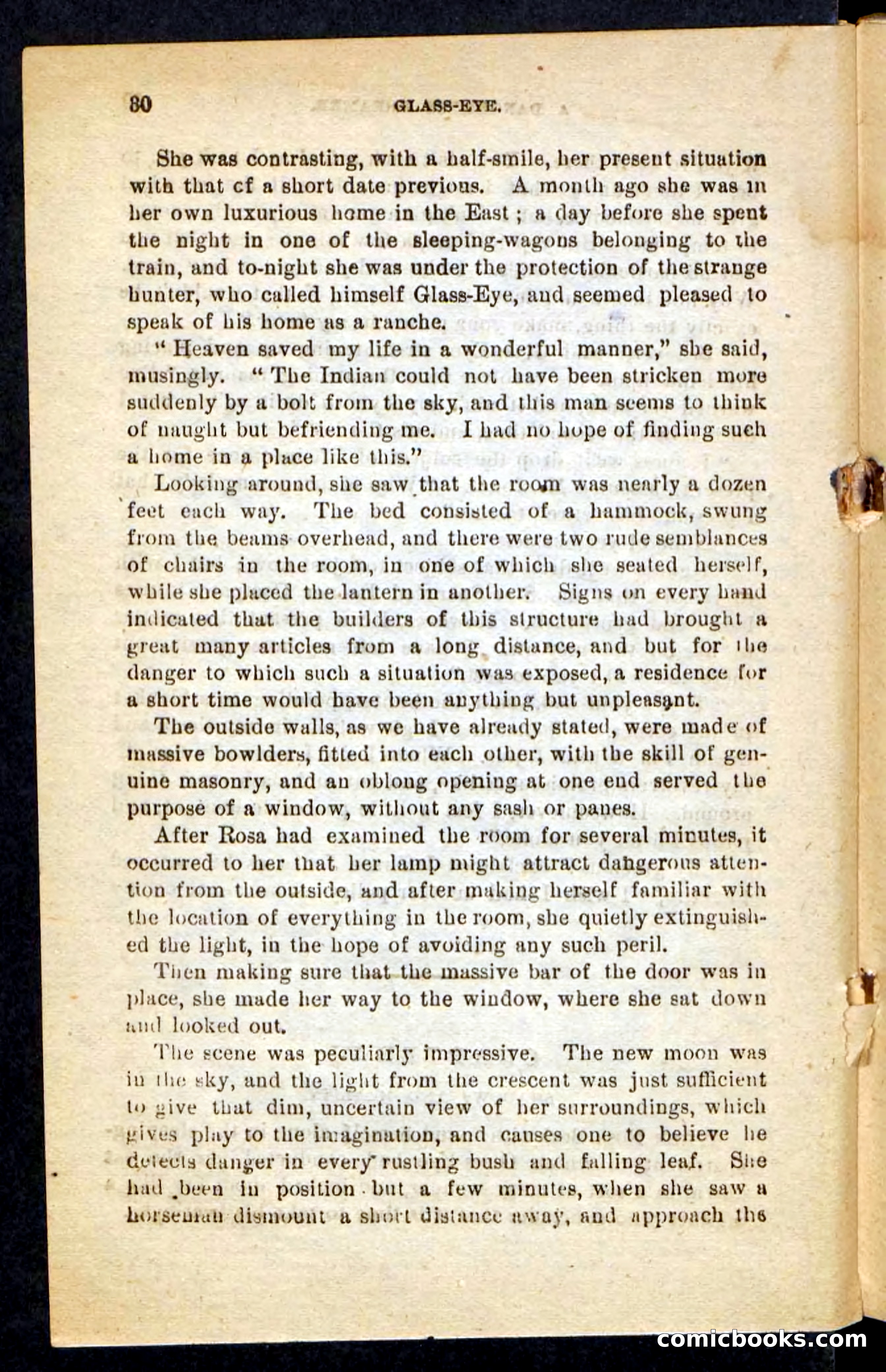 Beadle's Pocket Novels No. 196: Glass-Eye — page 26 of 100