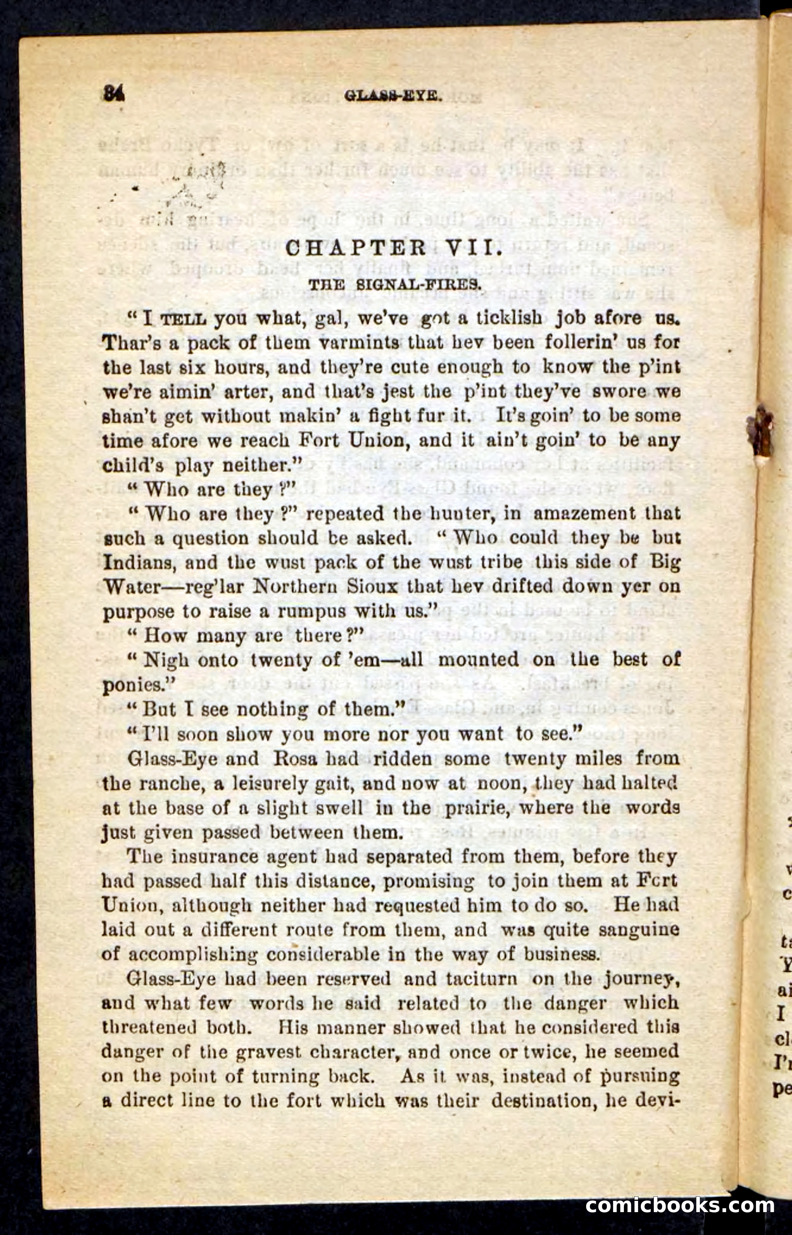 Beadle's Pocket Novels No. 196: Glass-Eye — page 30 of 100
